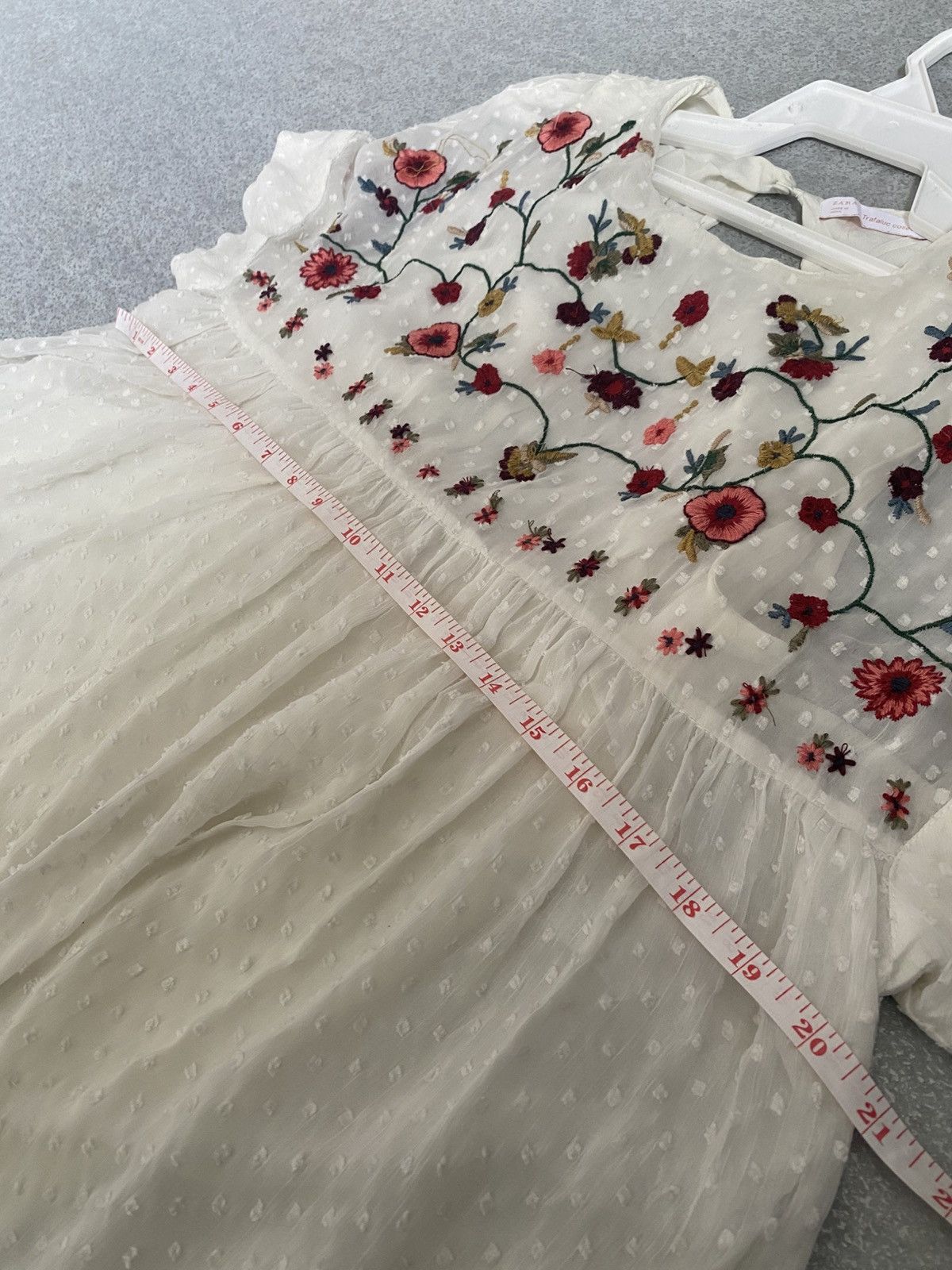 Zara Zara Trafuluc Collection Embroided Lace Flower Mini Dress Size M / US 6-8 / IT 42-44 - 14 Thumbnail
