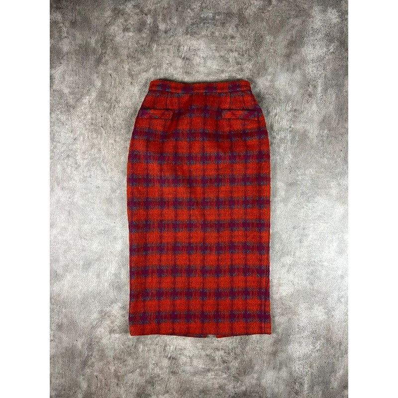 image of Fall 2018 Anna Sui Runway Sample Skirt in Orange, Women's (Size 26)