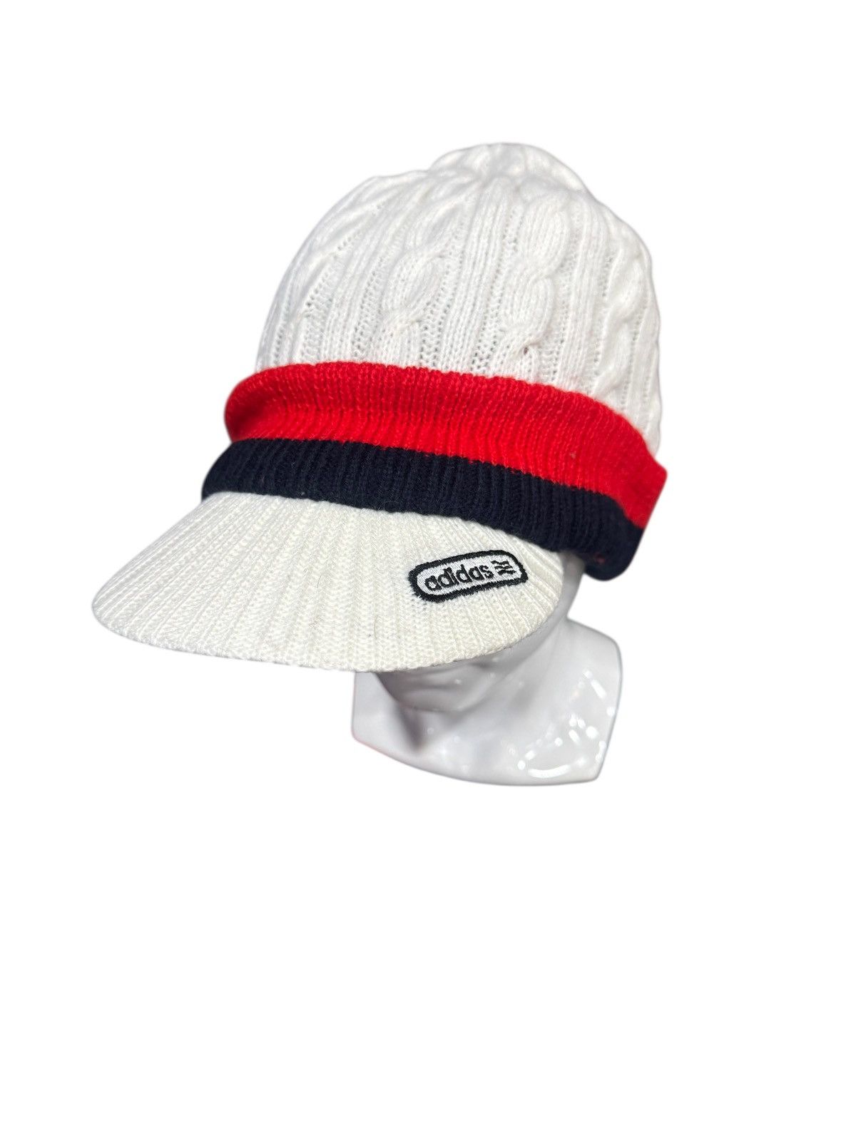 Adidas VINTAGE ADIDAS BEANIE HAT Size ONE SIZE - 2 Thumbnail