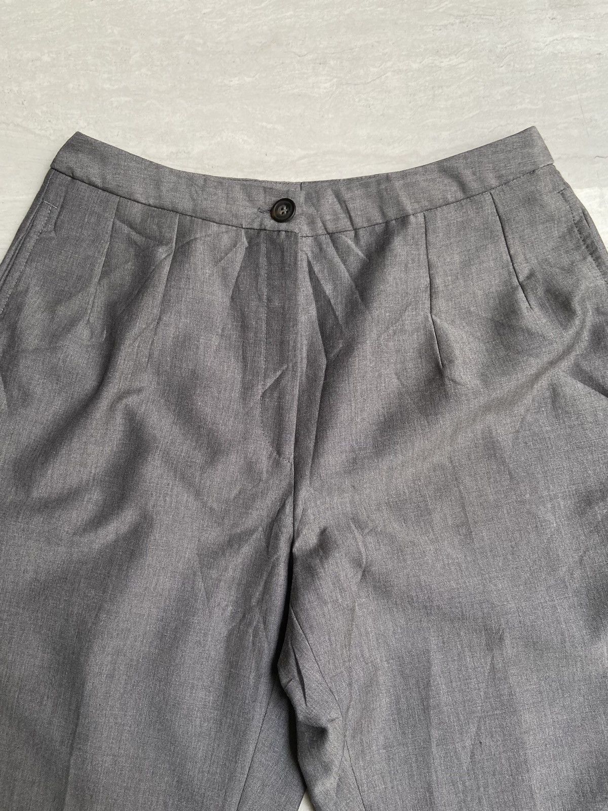 Dries Van Noten DRIES VAN NOTEN Grey Long Pants Size US 26 / EU 42 - 2 Thumbnail
