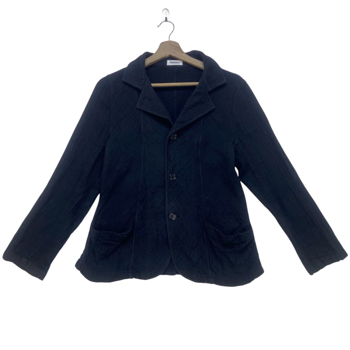 Issey Miyake Plantation by Issey Miyake Pleated Coat Blazer Size S / US 4 / IT 40 - 1 Thumbnail