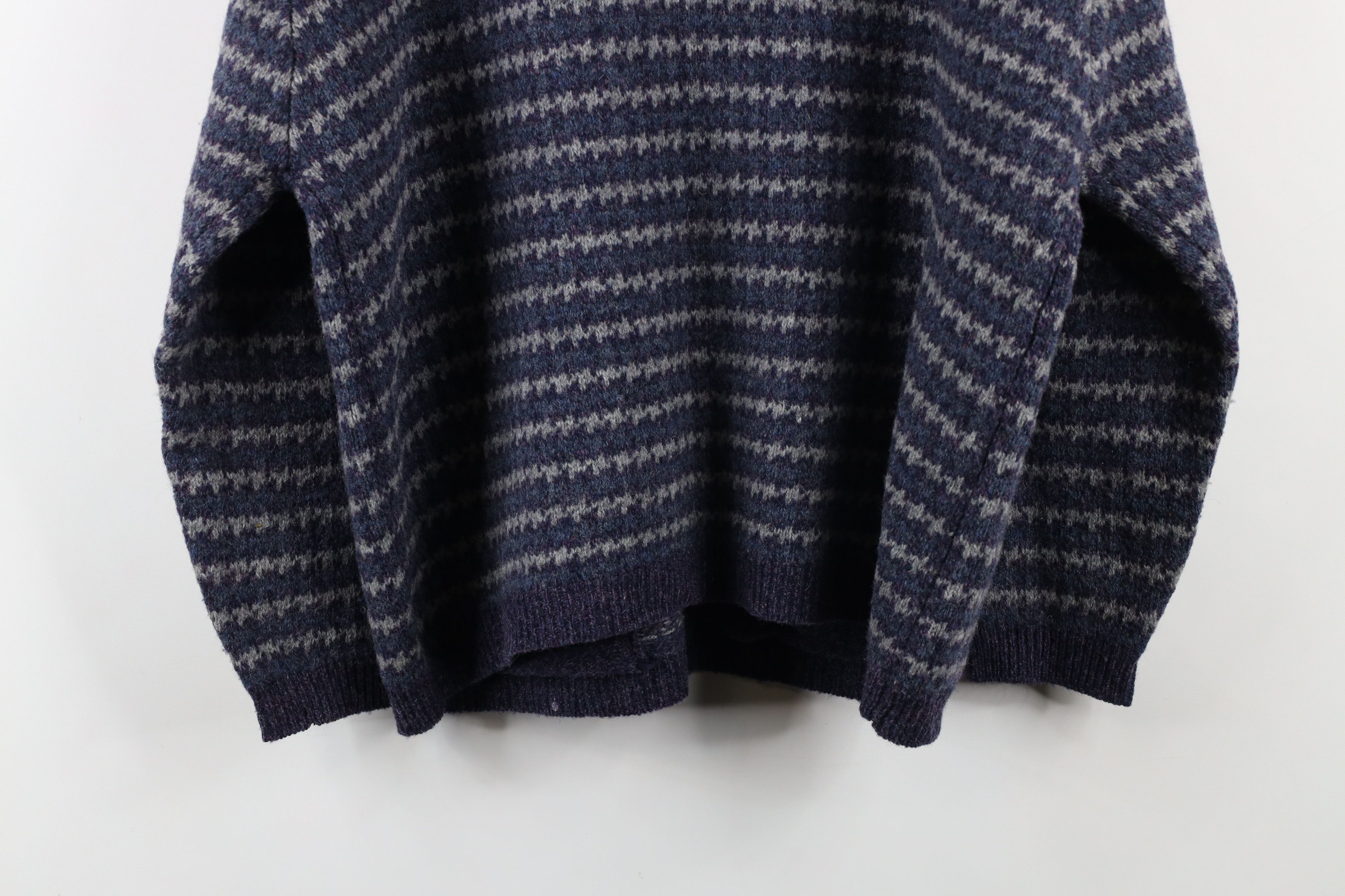 Eddie Bauer × Vintage Vintage 90s Eddie Bauer Knit Collared Cardigan Sweater Size L / US 10 / IT 46 - 10 Thumbnail