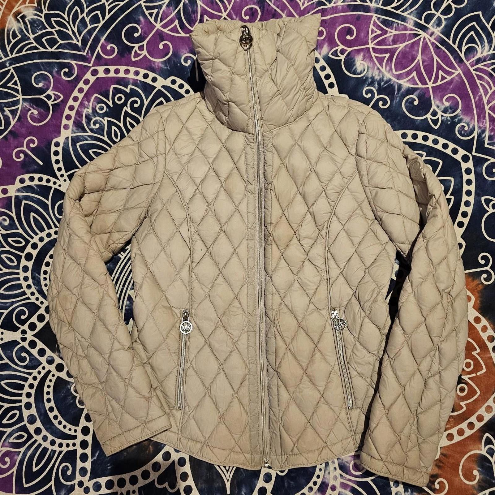 Michael Kors MICHAEL Kors Women's Tan Down Light Weight Jacket Size S / US 4 / IT 40 - 5 Thumbnail
