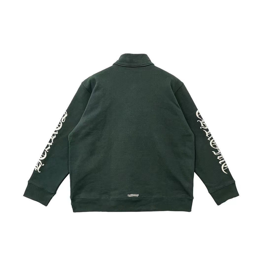 Chrome Hearts Chrome Hearts Script Embroidered Half Zip Sweatshirt Size US M / EU 48-50 / 2 - 2 Thumbnail