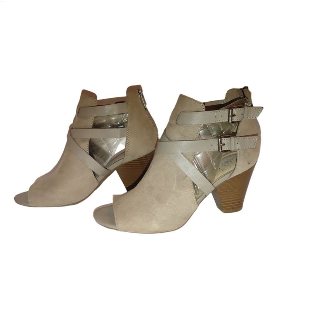 Sam Edelman Libby Edelman Peep Toe Booties Size 8 Size US 8 / IT 38 - 1 Thumbnail