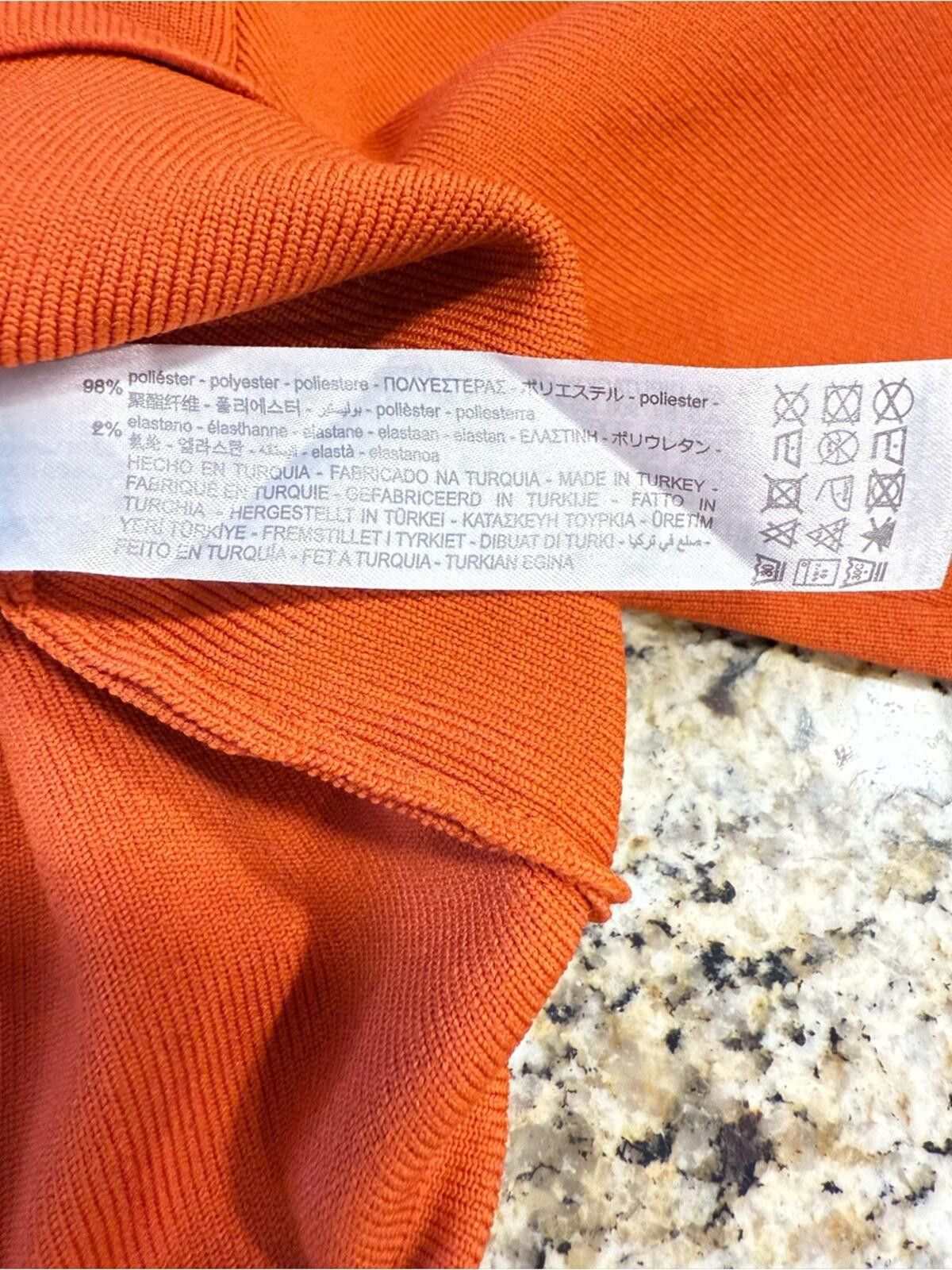 Zara Zara burnt orange long sleeve cropped sweater top SZ SM Size S / US 4 / IT 40 - 6 Thumbnail