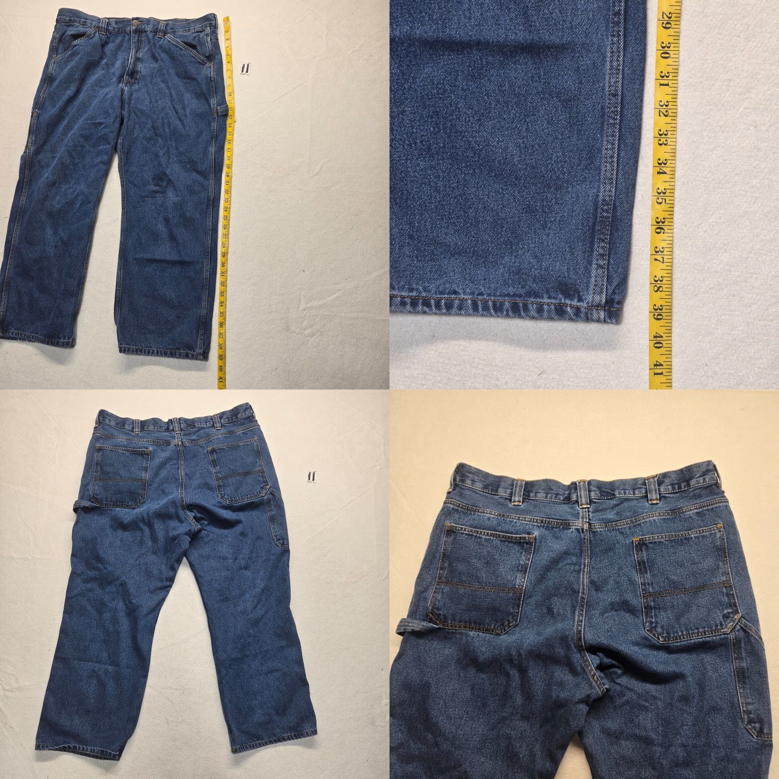 The Mountain Vintage Blue Mountain Men's Jeans Pants 42x30 Straight Leg Denim Cotton Blue 90s Casual Men's Size US 42 / EU 58 - 8 Thumbnail