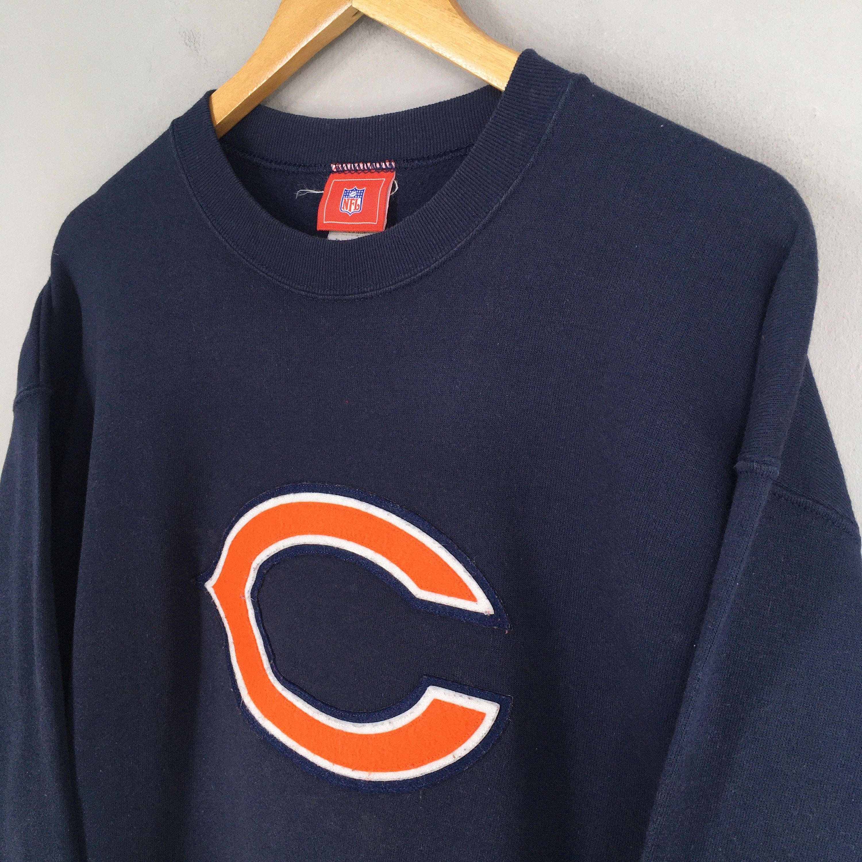 NBA Vintage 90s Chicago Bears Nfl Sweatshirt XLarge Size US XL / EU 56 / 4 - 3 Thumbnail