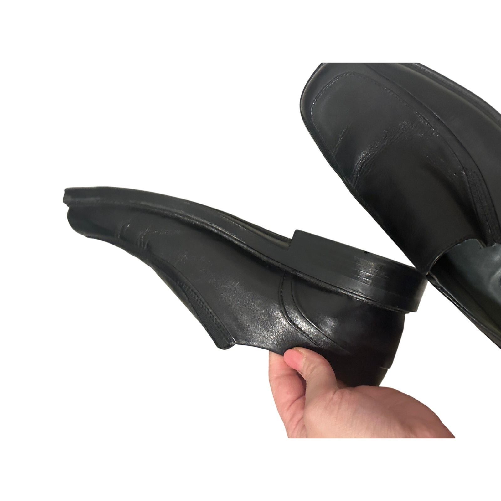 Dockers Dockers Black Slip On Synthetic Leather Round Toe Dress Shoe Size US 8 / EU 41 - 4 Thumbnail