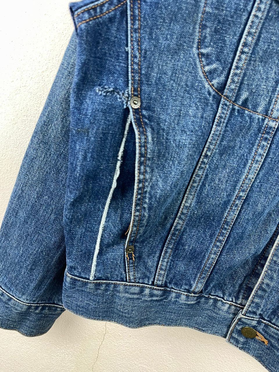 Designer × Japanese Brand × Kenzo Kenzo Jeans Distressed Denim Jacket Size US L / EU 52-54 / 3 - 10 Thumbnail