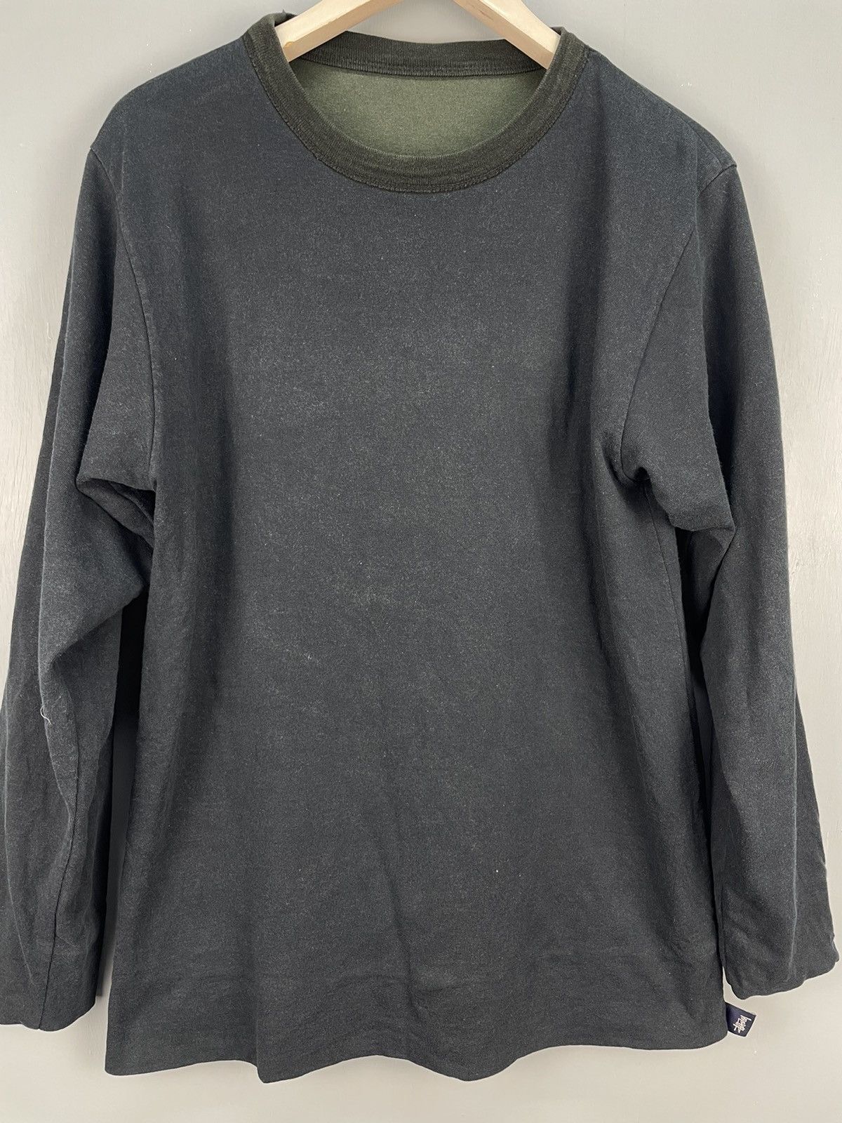 Stussy Vintage 90s Stussy reversible long sleeve t shirt Size US S / EU 44-46 / 1 - 8 Thumbnail