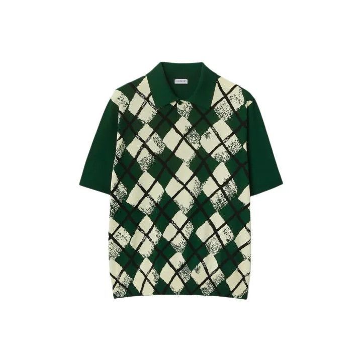 Burberry Burberry Burberry Color Blocked Knit Polo Shirt-2507 Size US M / EU 48-50 / 2 - 1 Thumbnail