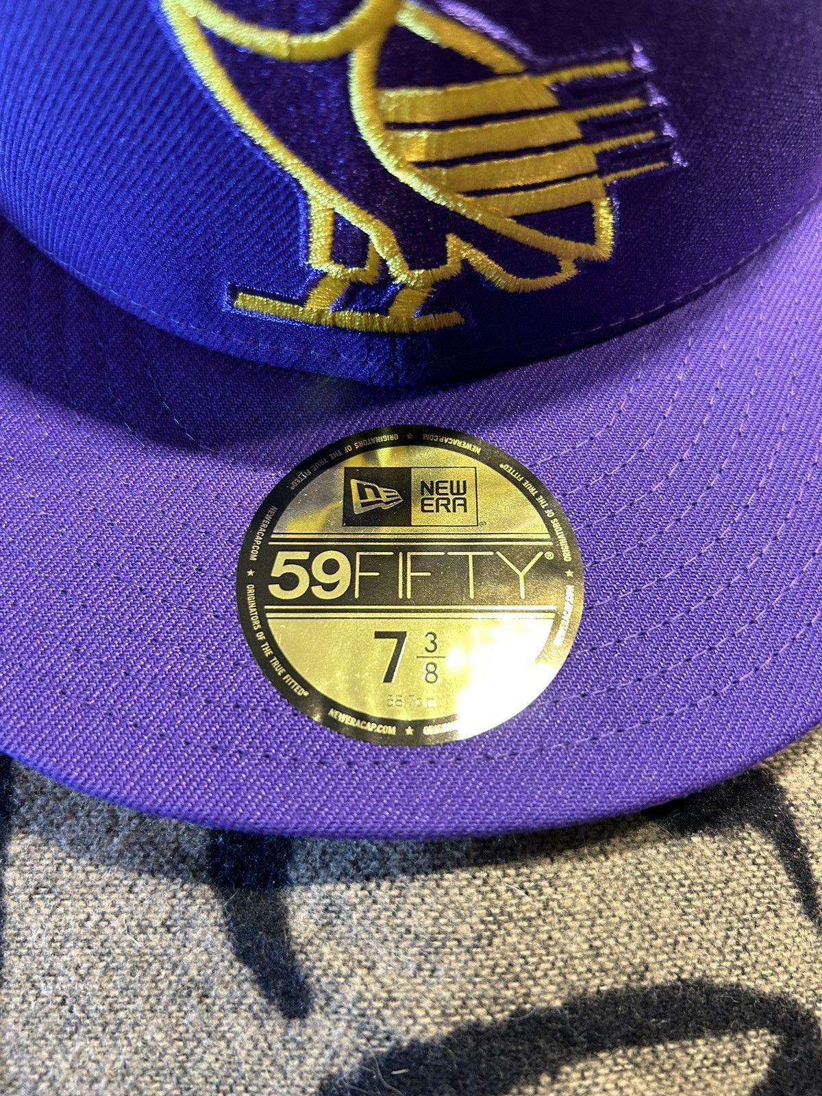 NBA × New Era × October's Very Own OVO x Los Angeles Lakers x New Era Fitted Size ONE SIZE - 4 Thumbnail