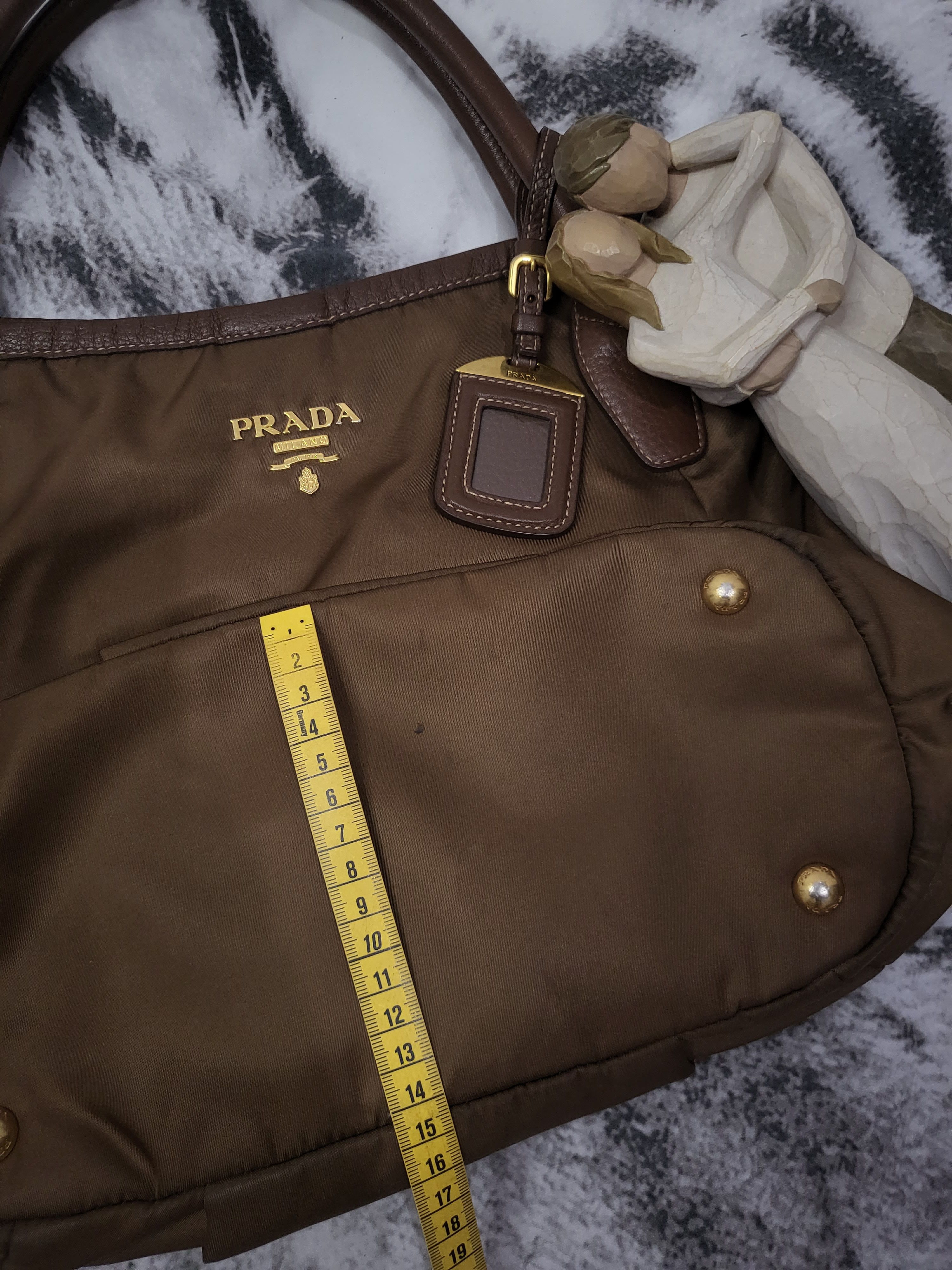 Prada Prada Brown Tessuto Satchel Size ONE SIZE - 5 Thumbnail