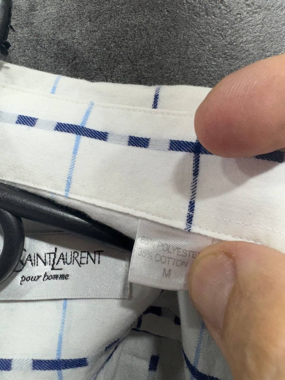 Yves Saint Laurent Vintage YSL Yves Saint Laurent Shirt Button Up Size US M / EU 48-50 / 2 - 10 Thumbnail
