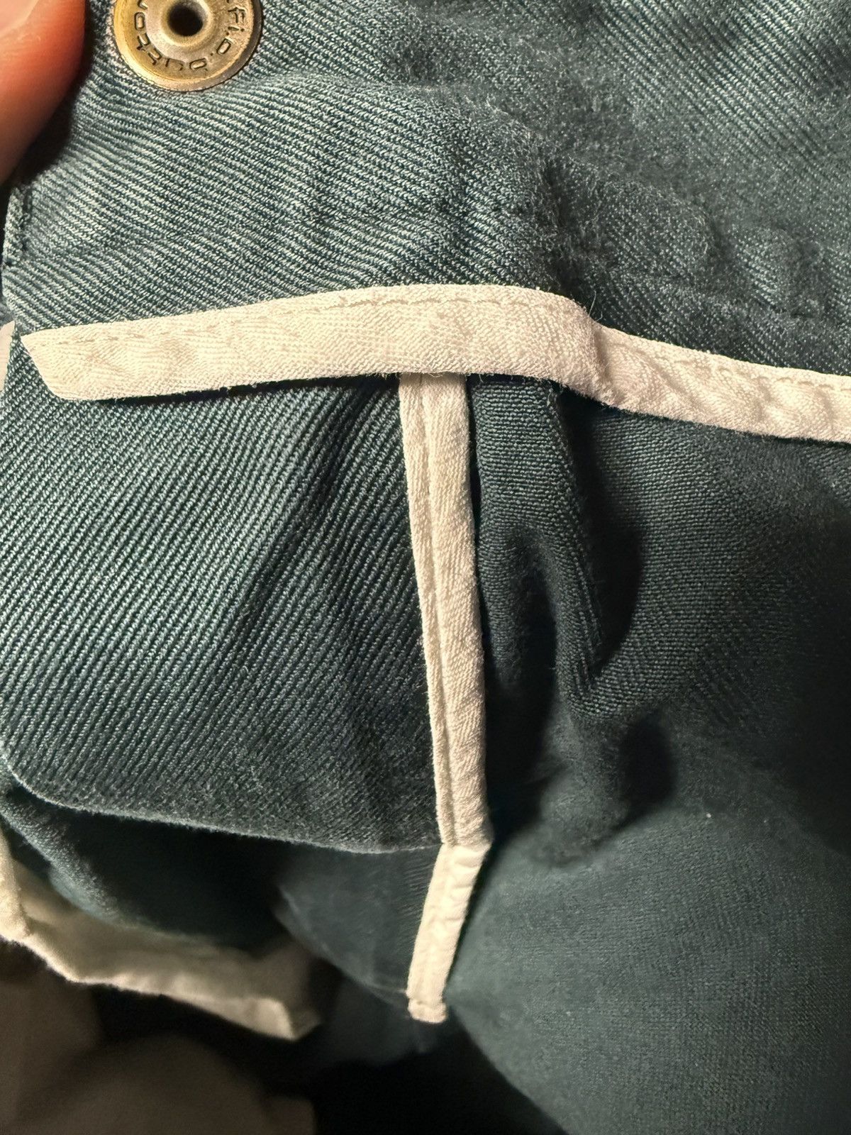 Noah Noah Single-Pleat pant. petrol. Size US 32 / EU 48 - 6 Thumbnail