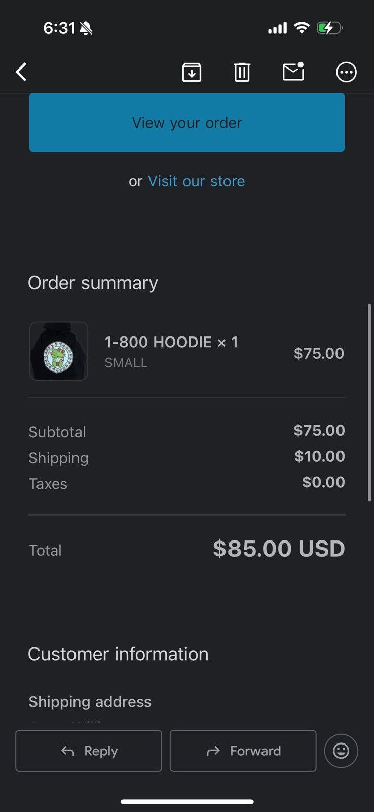 Other Droland Miller hello kitty hoodie Size US S / EU 44-46 / 1 - 4 Thumbnail
