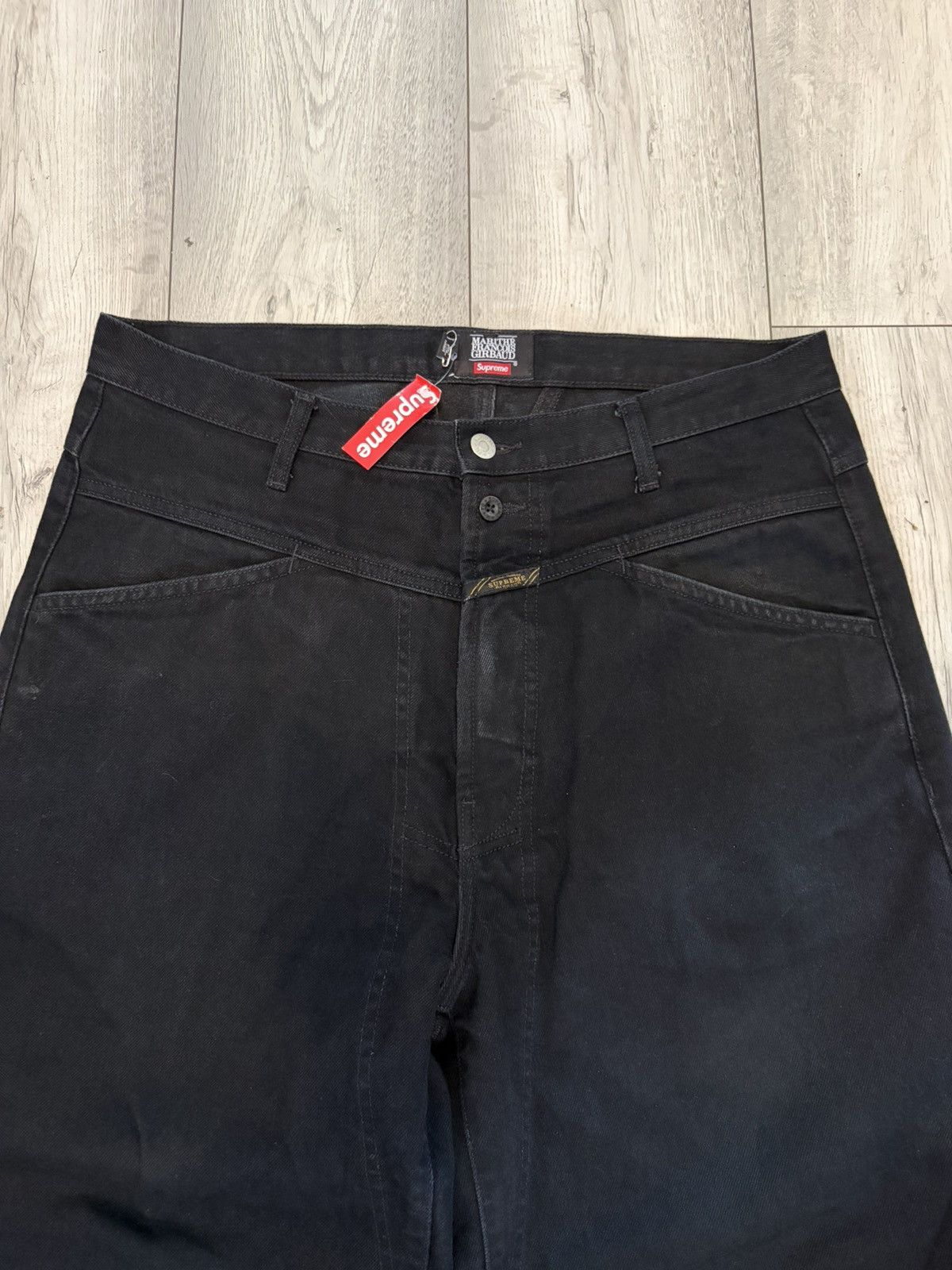 Supreme Supreme x Marithe + Francois Girbaud X-Seam Baggy Jean Black Size US 32 / EU 48 - 2 Thumbnail
