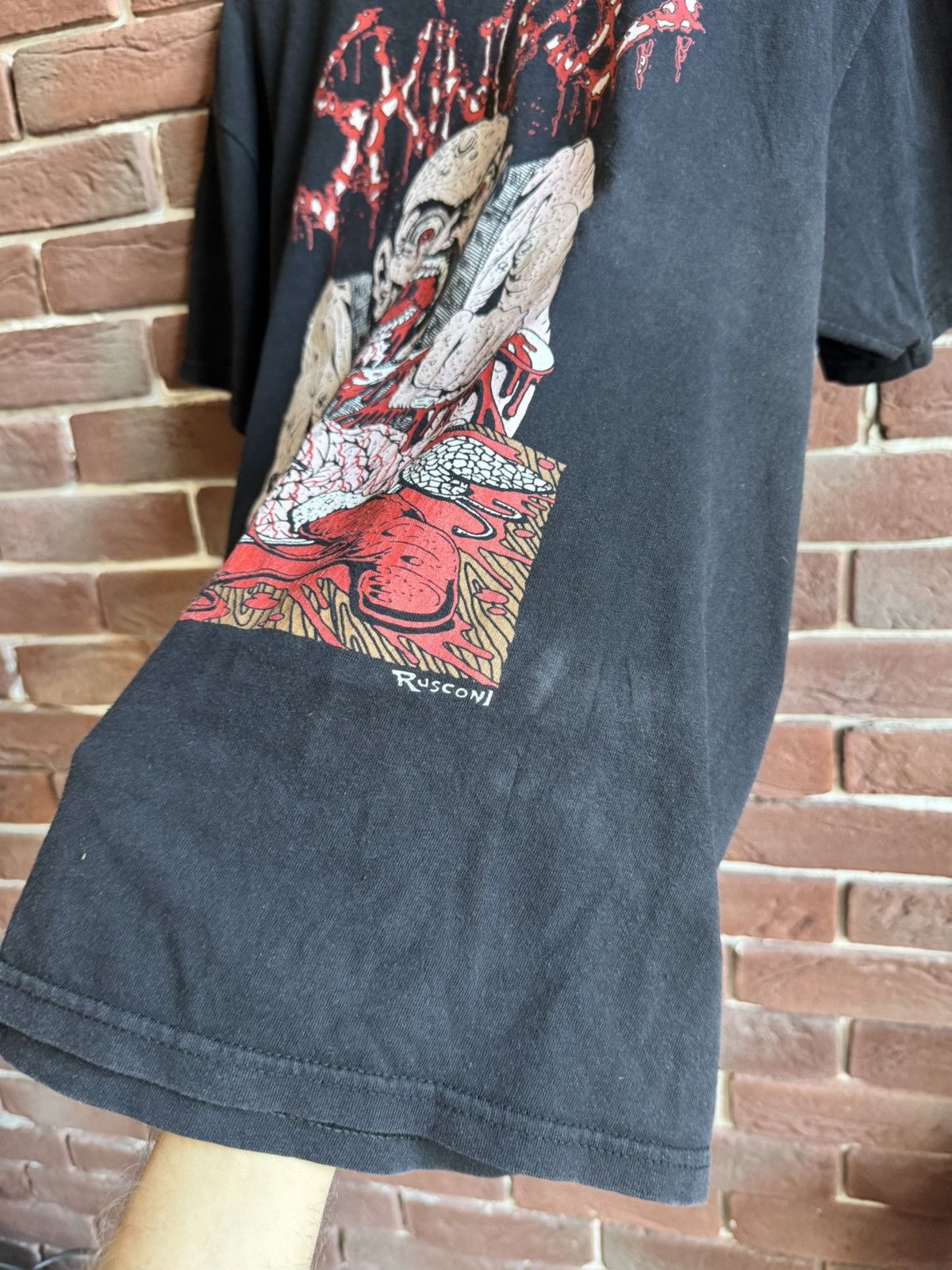Band Tees 98 Vintage Skinless Milk and Innard 90s Death Metal Bandztee Size US L / EU 52-54 / 3 - 7 Thumbnail