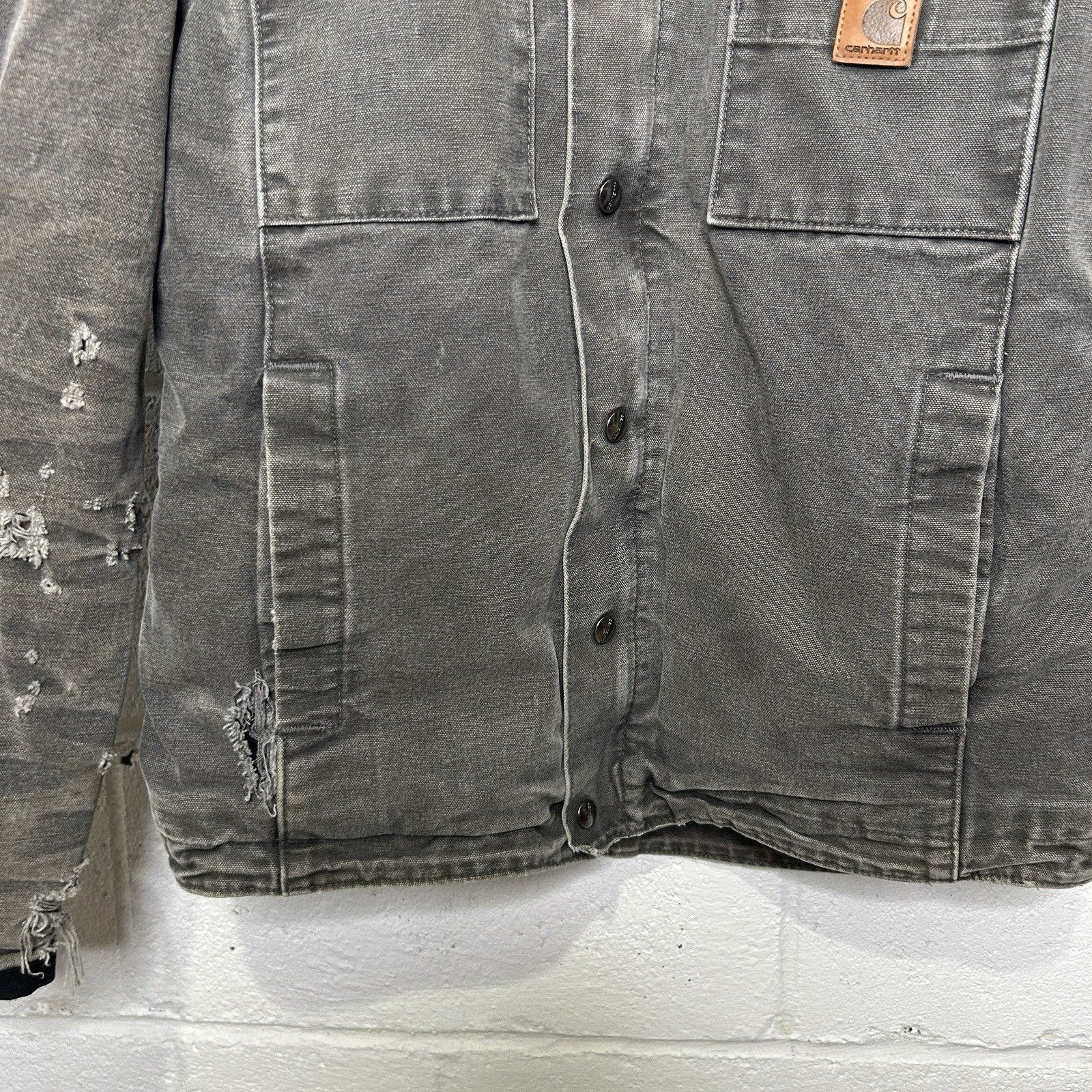 Carhartt Carhartt Sherpa-Lined Bartlett Hooded Jacket “Gravel Grey” Size US S / EU 44-46 / 1 - 4 Thumbnail
