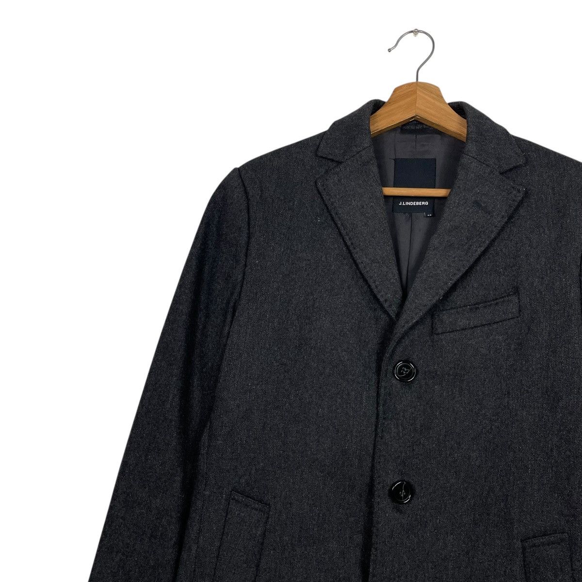 J.Lindeberg J.Lindeberg Wool Black Coat Size US S / EU 44-46 / 1 - 6 Thumbnail
