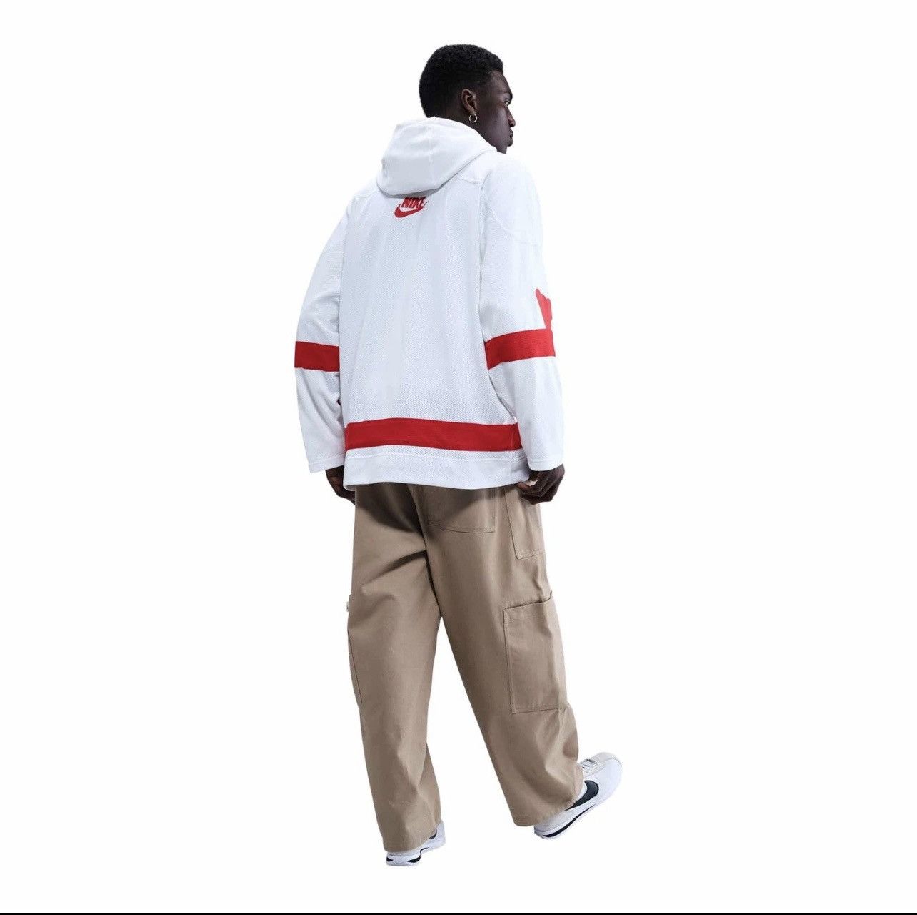 Nike NIKE SPORTSWEAR CLUB HOCKEY JERSEY_WHITE/UNIVERSITY RED Size US M / EU 48-50 / 2 - 2 Thumbnail