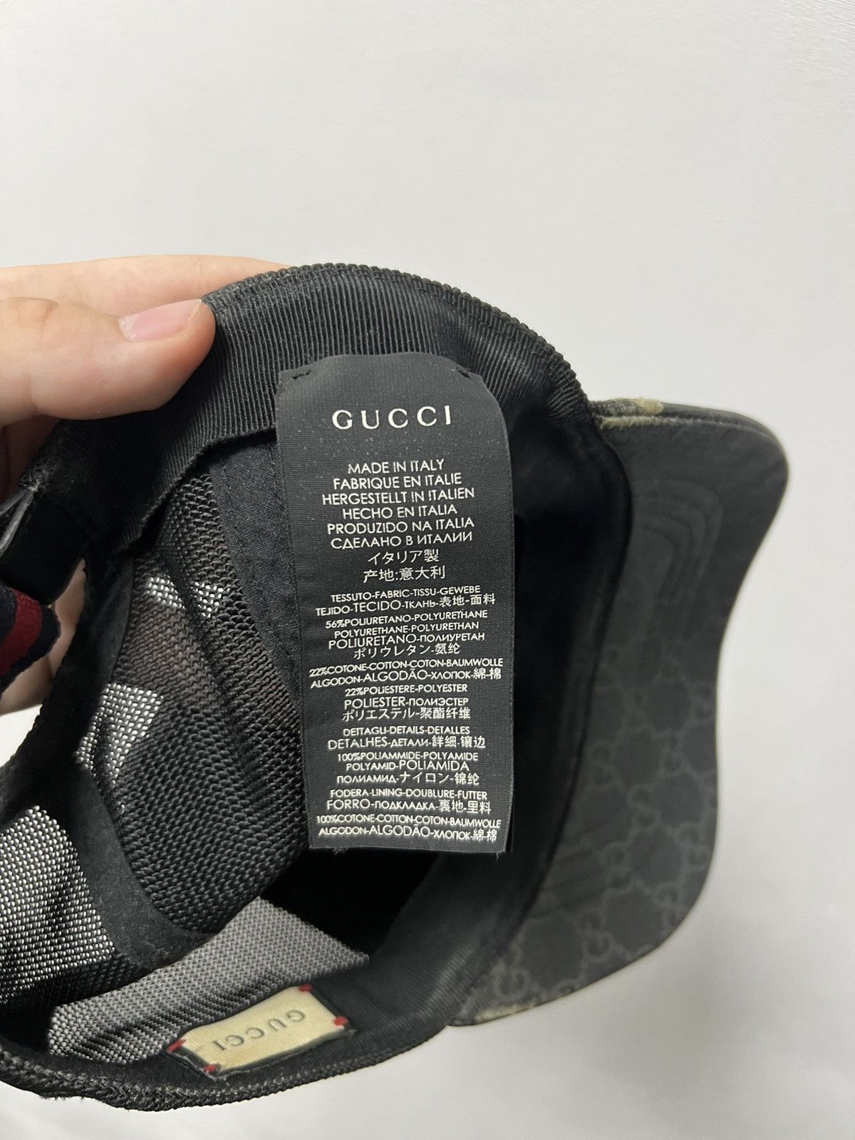 Gucci GUCCI MONOGRAM GG SNAKE CAP Size ONE SIZE - 6 Thumbnail