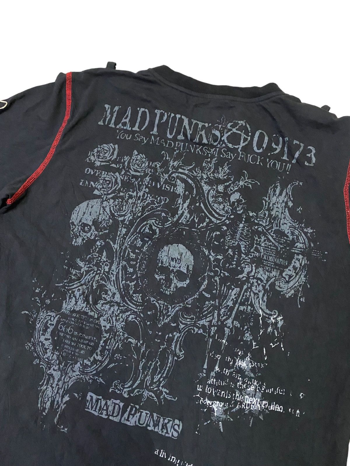 14th Addiction 💥Vtg Japanese Mad Punk Gothic TShirt Size US M / EU 48-50 / 2 - 4 Thumbnail