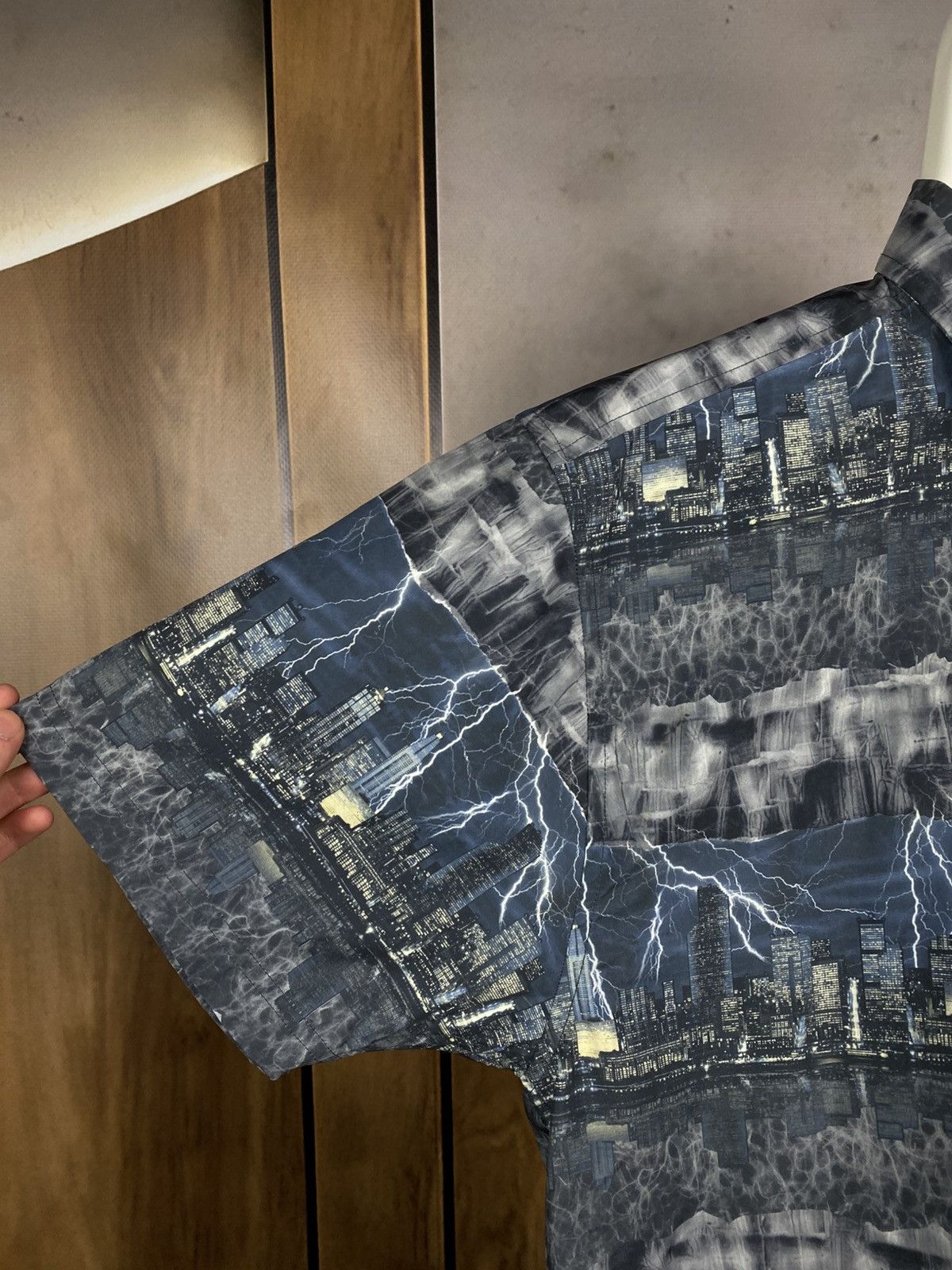 Vintage 🌃Vintage Shirt Short Sleeve KIT Overprint Oversized Fit Tee🌃 Size US M / EU 48-50 / 2 - 3 Thumbnail