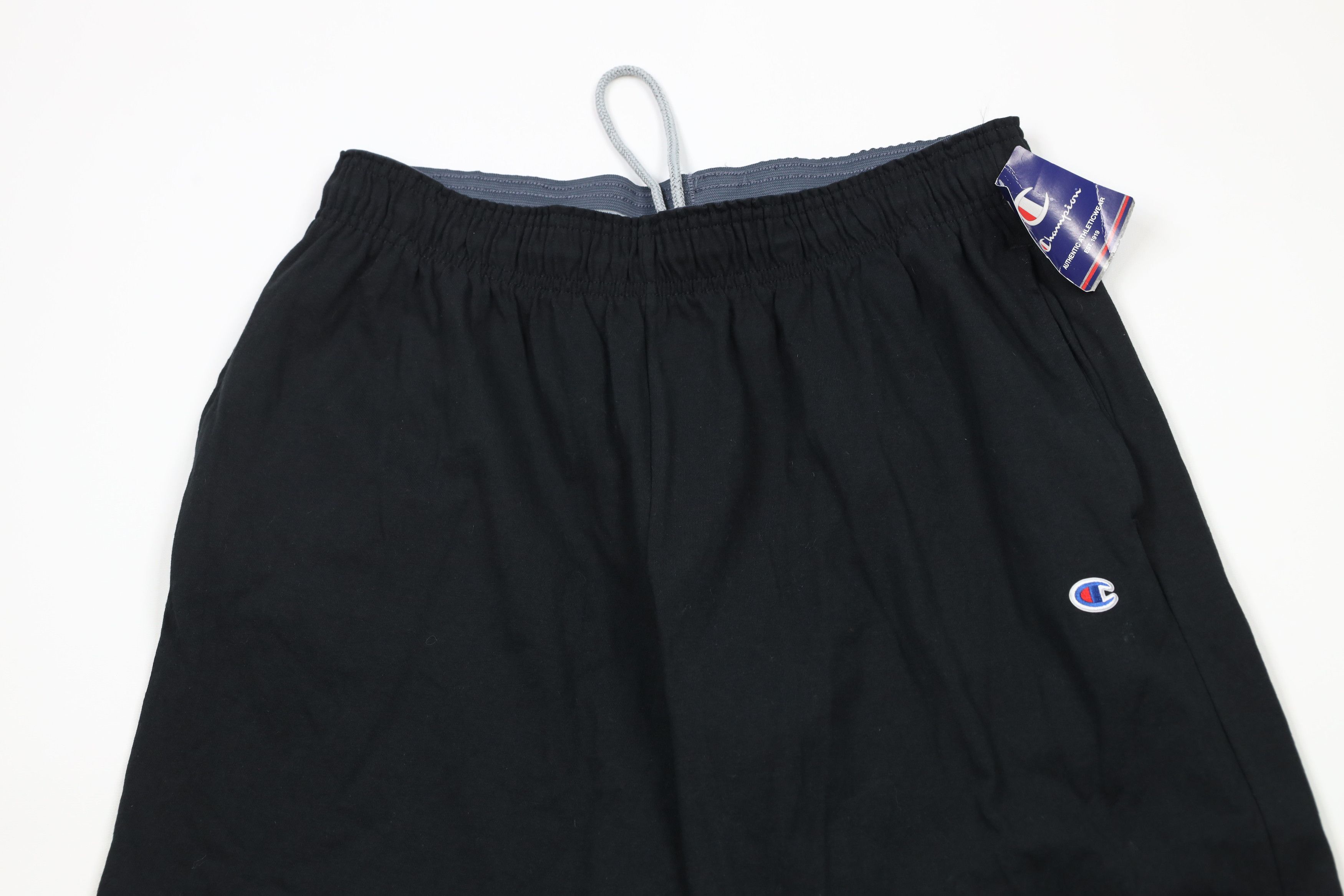 Champion × Vintage Deadstock Vintage Y2K Champion Lightweight Sweatpants Black Size US 36 / EU 52 - 2 Thumbnail