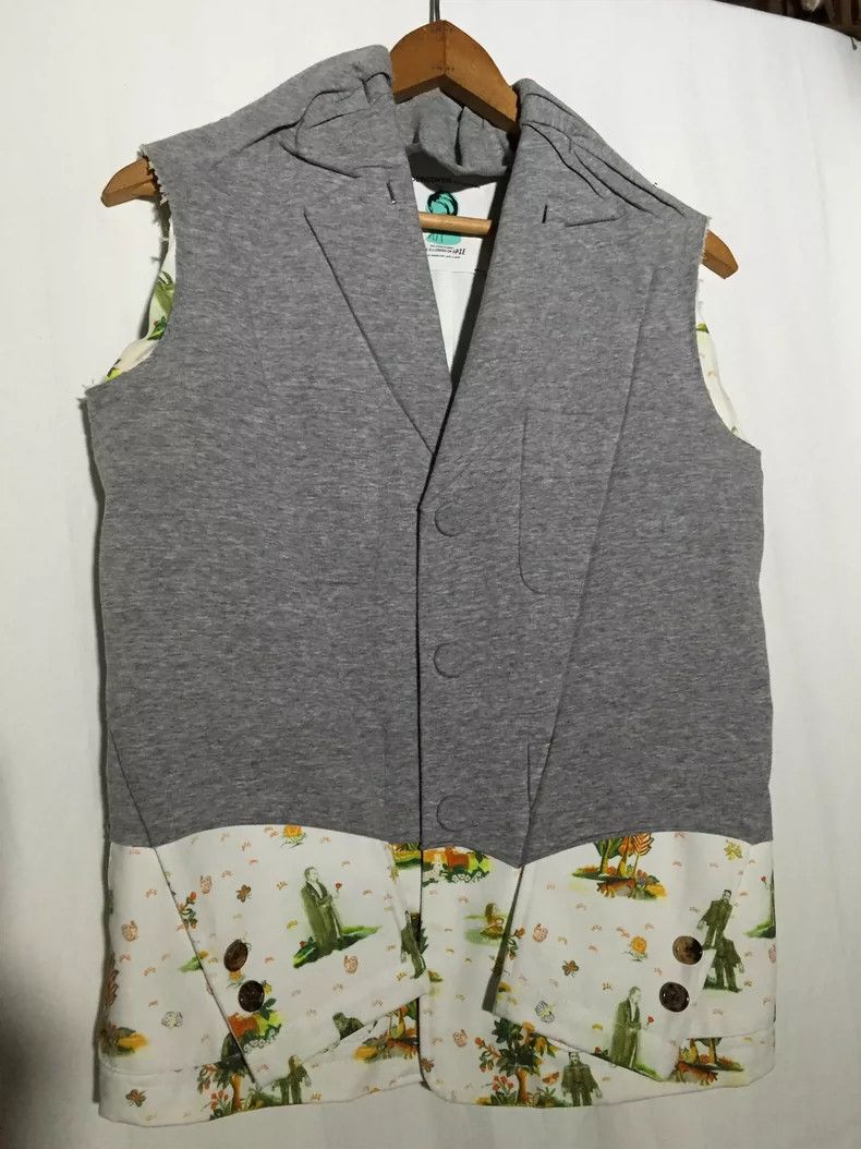 Undercover UNDERCOVER size os 2002 "Haze" Suit Patchwork Vest 2504-Nex Size 38R - 7 Thumbnail