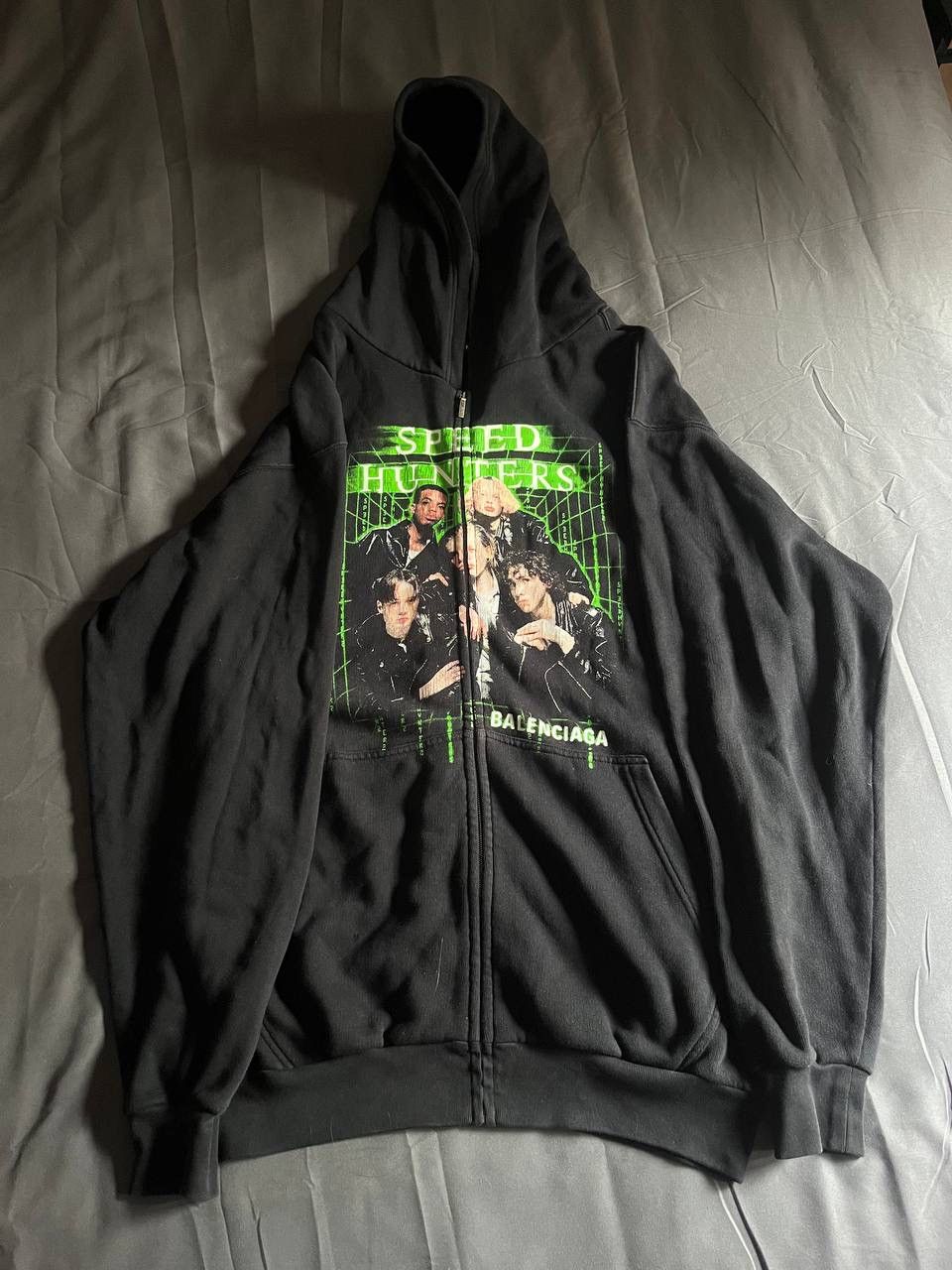 Balenciaga Speed Hunters zip up hoodie