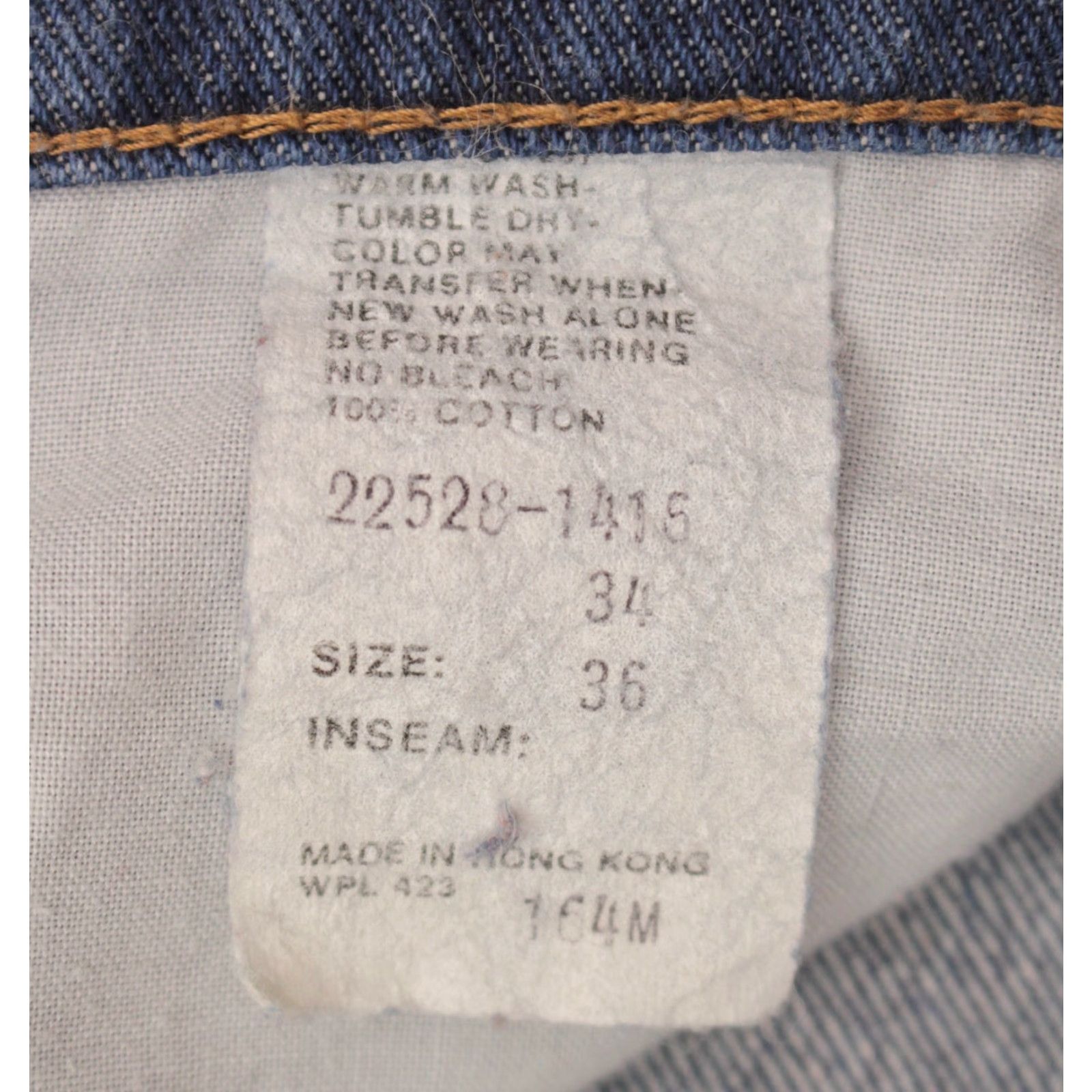 Levi's VINTAGE Levi's Jeans 70s Bootcut Mens 33x30.5 Blue Denim 1970s 70s Bootscut Jeans Mens Levi's Size 33 Size US 33 - 4 Thumbnail