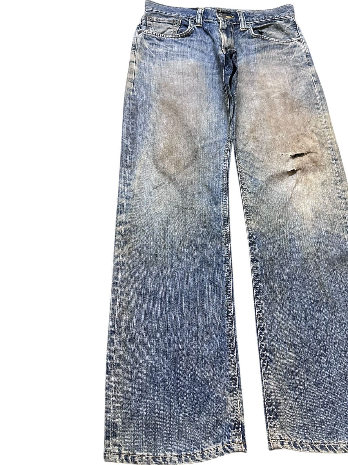 Edwin Vintage Edwin 503 Premium Mudwash Grunge Distressed Denim Size US 31 - 3 Thumbnail
