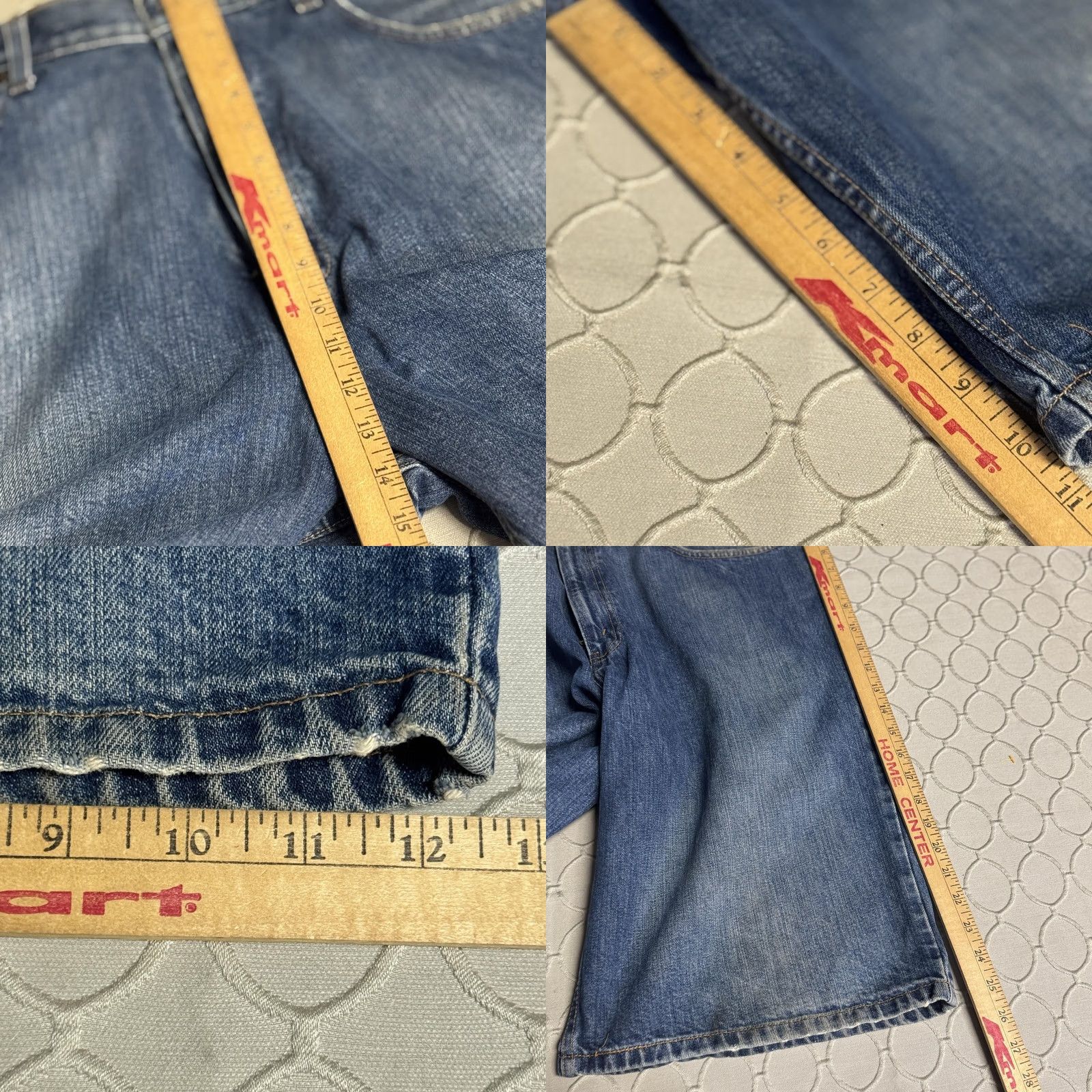 Levi's Levi's 569 Denim Shorts Mens 38 Loose Straight 5 Pocket Bermuda Casual Slim Relaxed Fit Blue 12in Inseam Mens Size US 38 / EU 54 - 8 Thumbnail