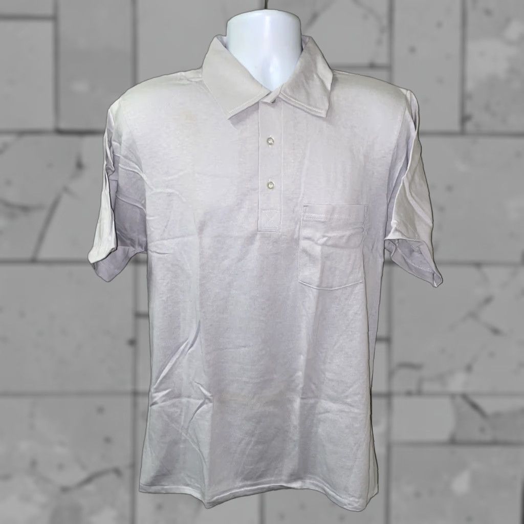 Red Kap VINTAGE Red Kap Polo Shirt Golf USA Made Short Sleeve Mens Large Gray L Size US L / EU 52-54 / 3 - 1 Thumbnail