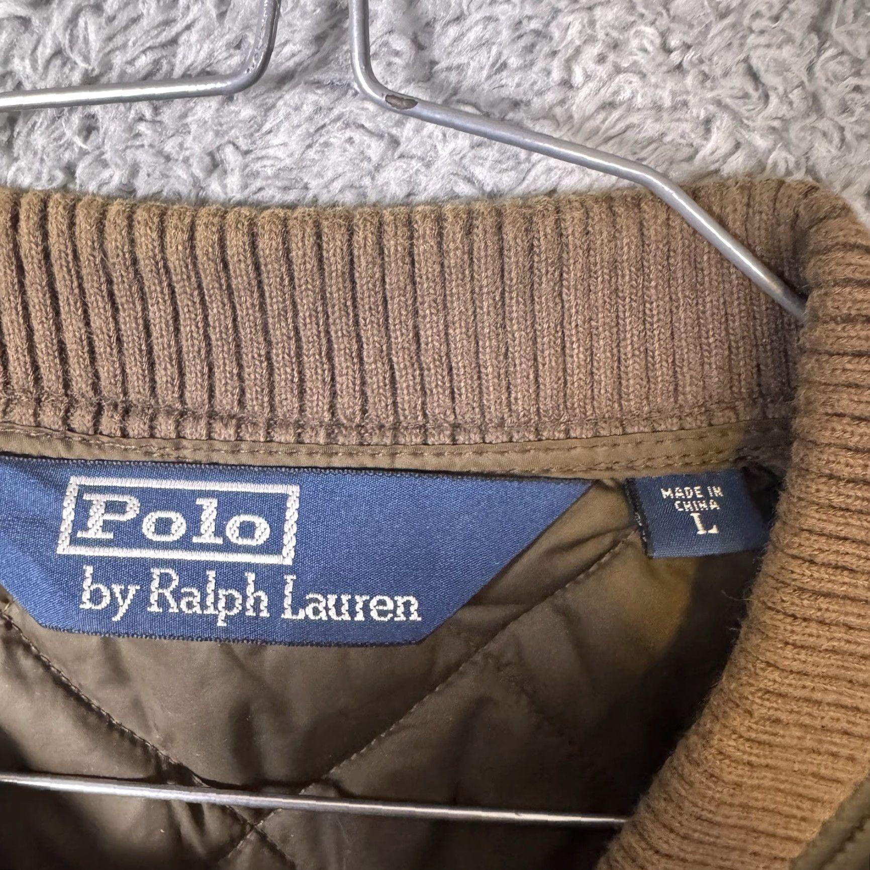 Polo Ralph Lauren VINTAGE Polo Ralph Lauren Vest Men L Diamond Quilted Calf Suede Leather Hunt Vintage Size US L / EU 52-54 / 3 - 7 Thumbnail