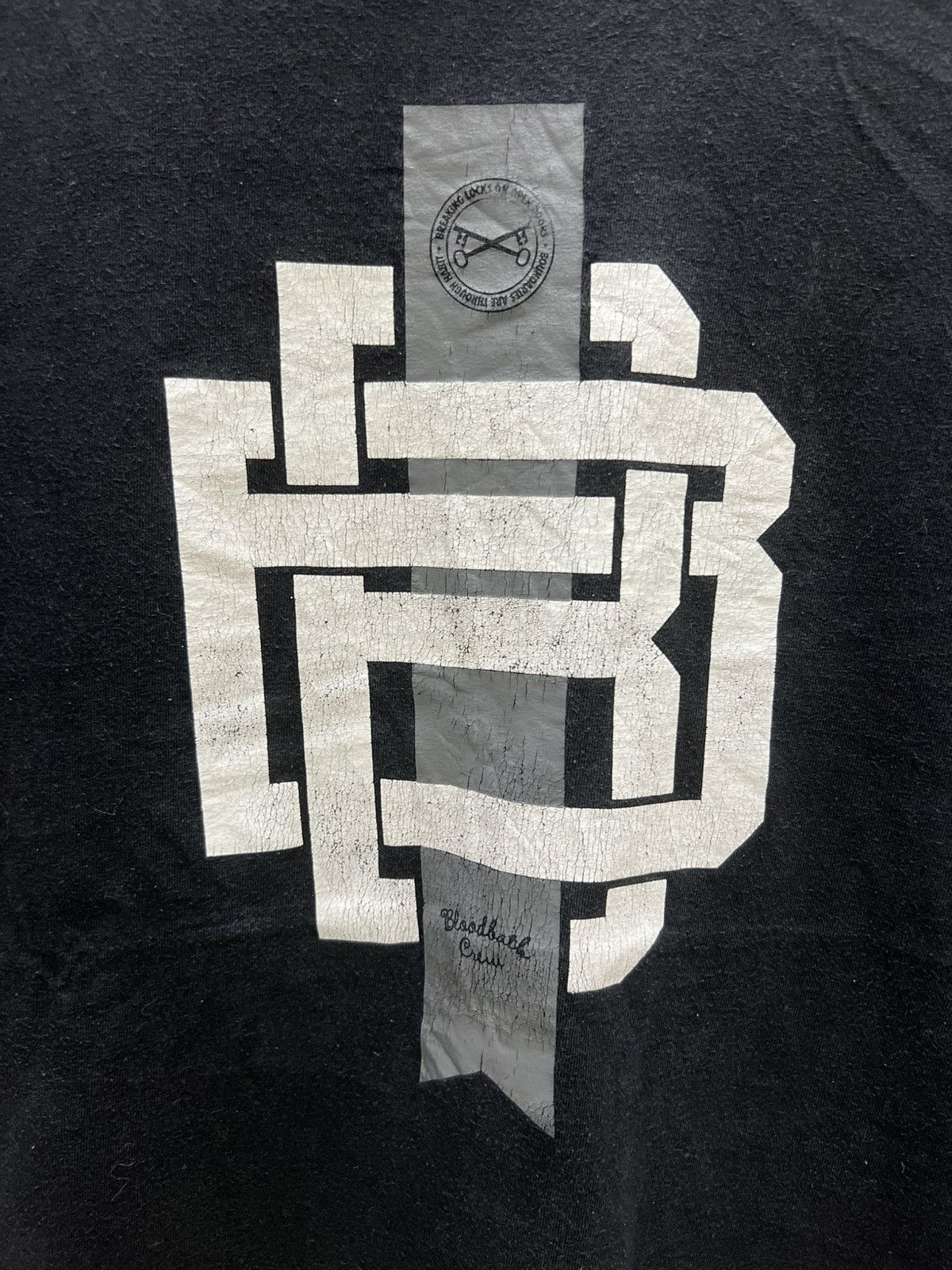 Vintage VINTAGE Y2K BLOODBATH PROJECT ESTABLISH BOUNDARIES LOGO TEE Size US L / EU 52-54 / 3 - 2 Thumbnail