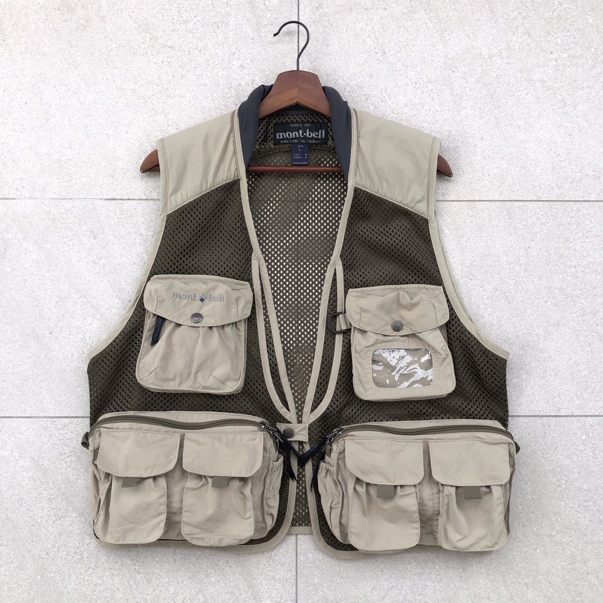 Montbell Vintage Mont-bell Utility Field Vest Jacket Size US M / EU 48-50 / 2 - 1 Thumbnail