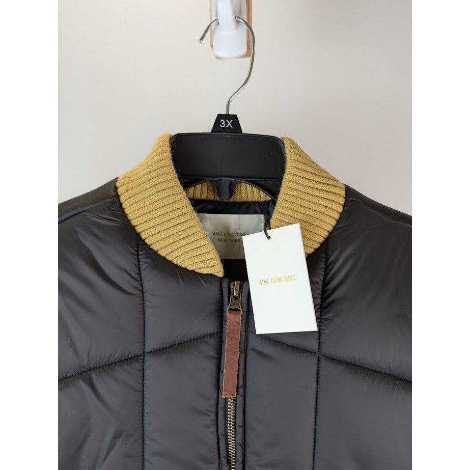 Aime Leon Dore o1rshd1 Quilted Bomber Jacket in Black Size US S / EU 44-46 / 1 - 6 Thumbnail