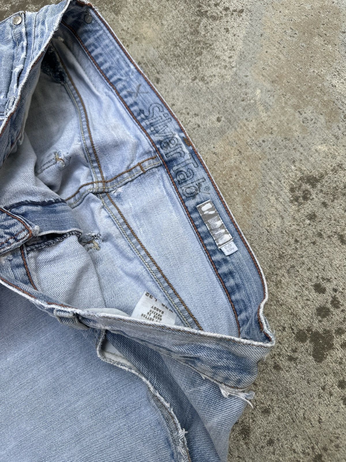 JNCO × Southpole × Vintage Vintage 90s Baggy Blue WideLeg Silver Tab Jeans Jnco Size US 36 / EU 52 - 2 Thumbnail
