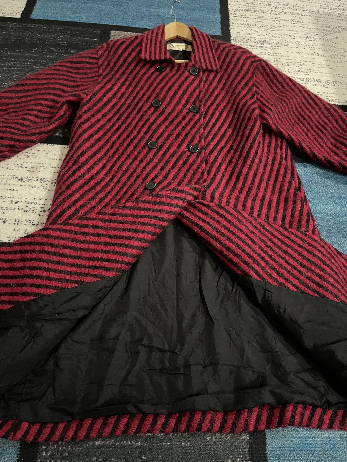 Givenchy Givenchy Glamour Stripe Design Wool Long Jacket Size XL / US 12-14 / IT 48-50 - 13 Thumbnail