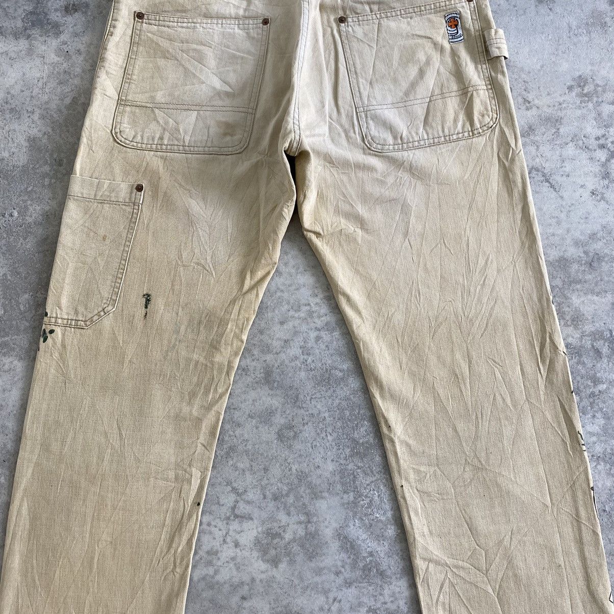 Sugar Cane Gowest Ebisunishi Japan Works/Military Splatter Denim Jeans Size US 34 / EU 50 - 15 Thumbnail