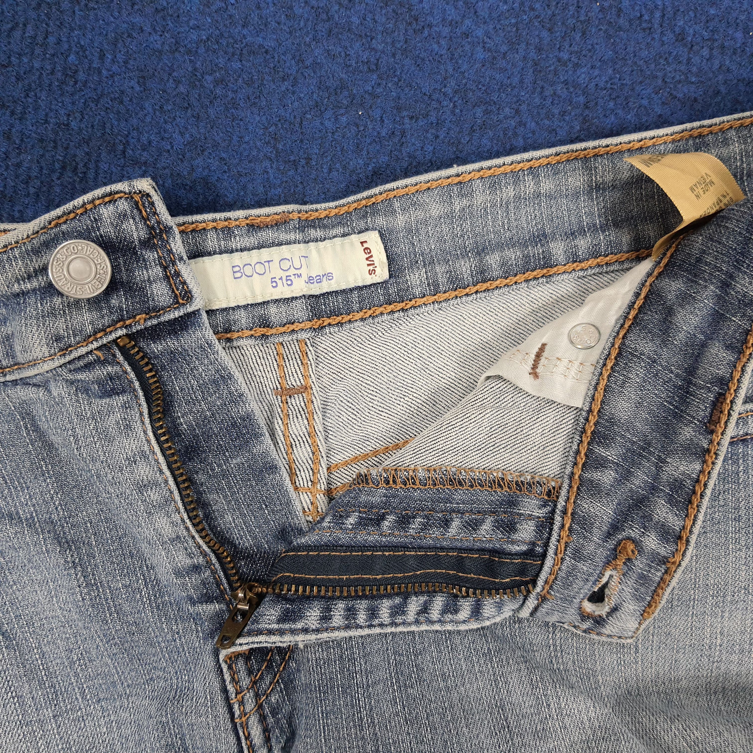 Levi's × Vintage Vintage Levi's 515 Boot Cut Distressed Style Jeans Size US 32 / EU 48 - 8 Thumbnail