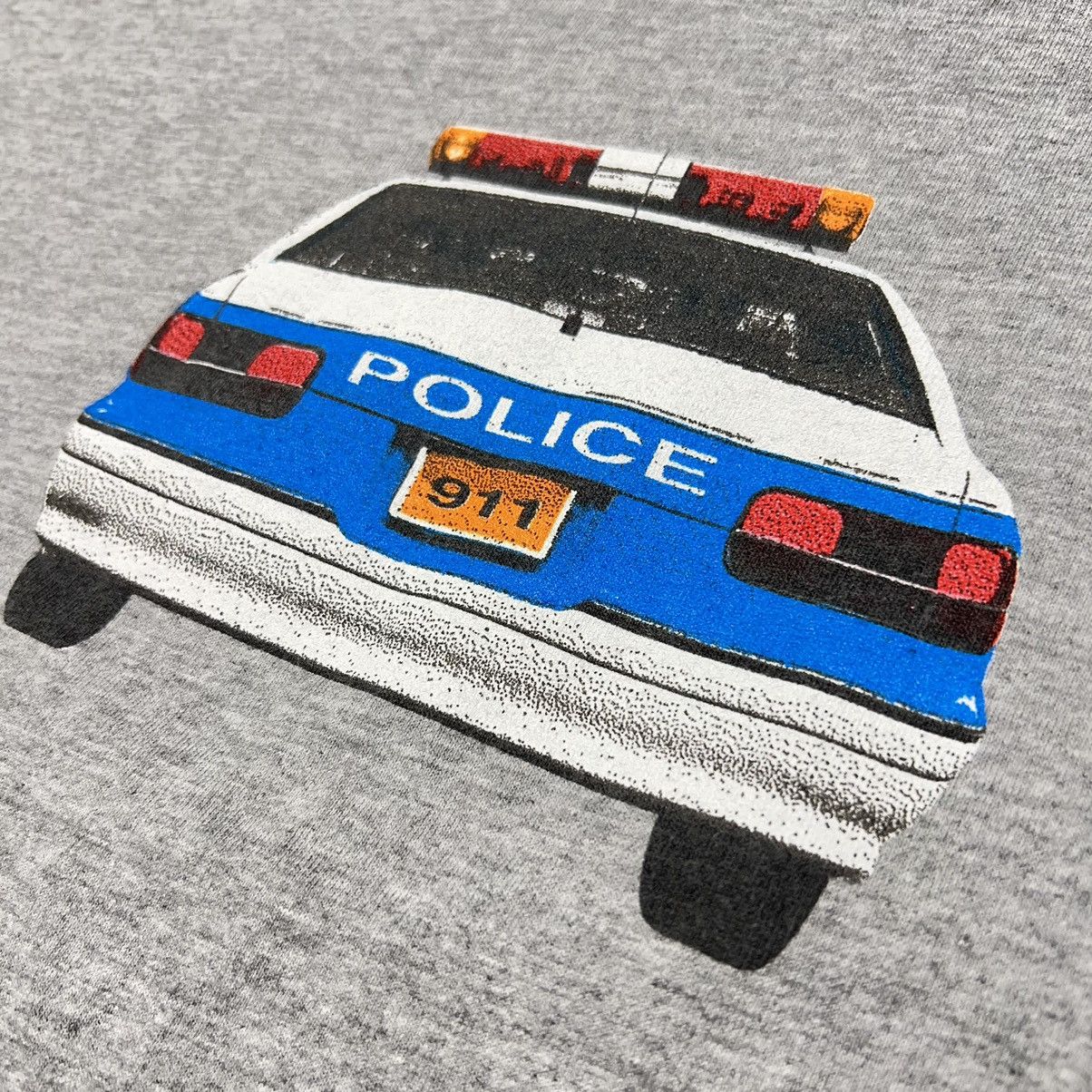 Anvil × Vintage VTG Police Car Tee Shirt Anvil Single Stitch Double Sided Size US L / EU 52-54 / 3 - 11 Thumbnail