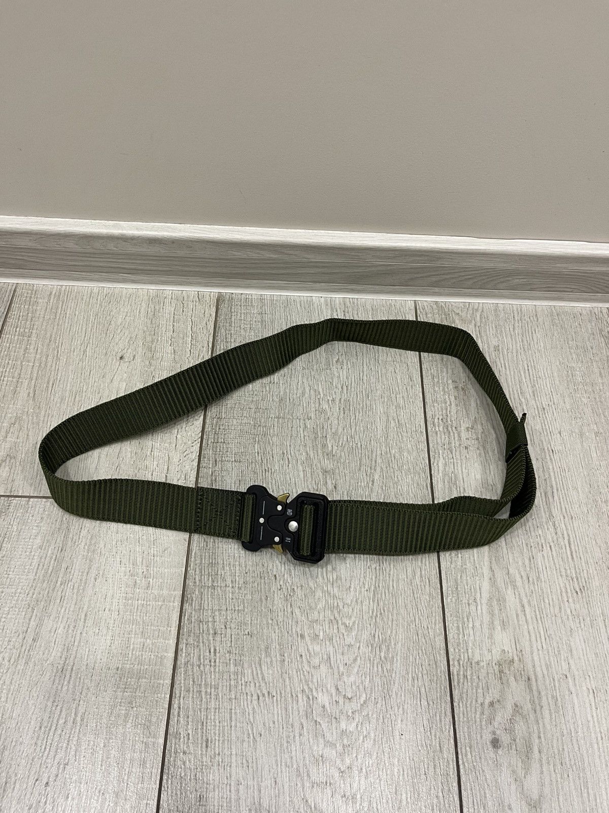 If Six Was Nine Vintage 90s Y2K Alyx Style Tactical Belt Green Buckle Size ONE SIZE - 4 Thumbnail