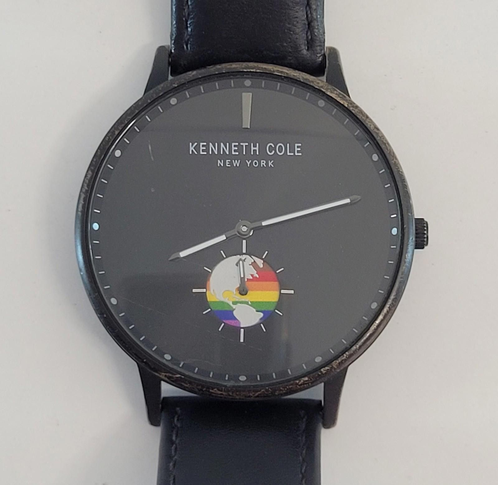 Kenneth Cole Kenneth Cole New York Gay Pride Watch Black Leather Strap Size ONE SIZE - 1 Thumbnail