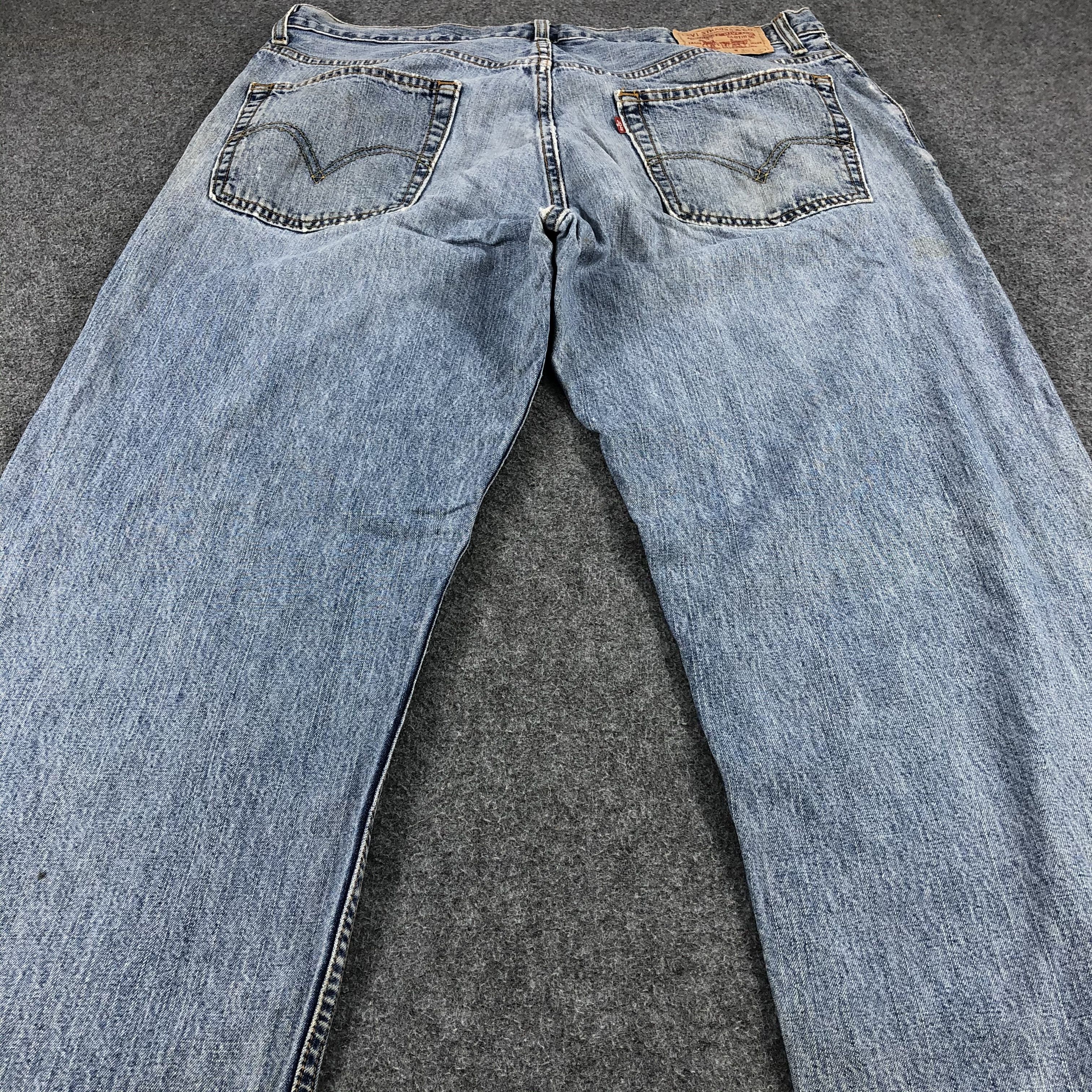 Levi's Stone Washed Vintage Levis 569 Jeans Distressed Denim-J1000 Size US 38 / EU 54 - 4 Thumbnail