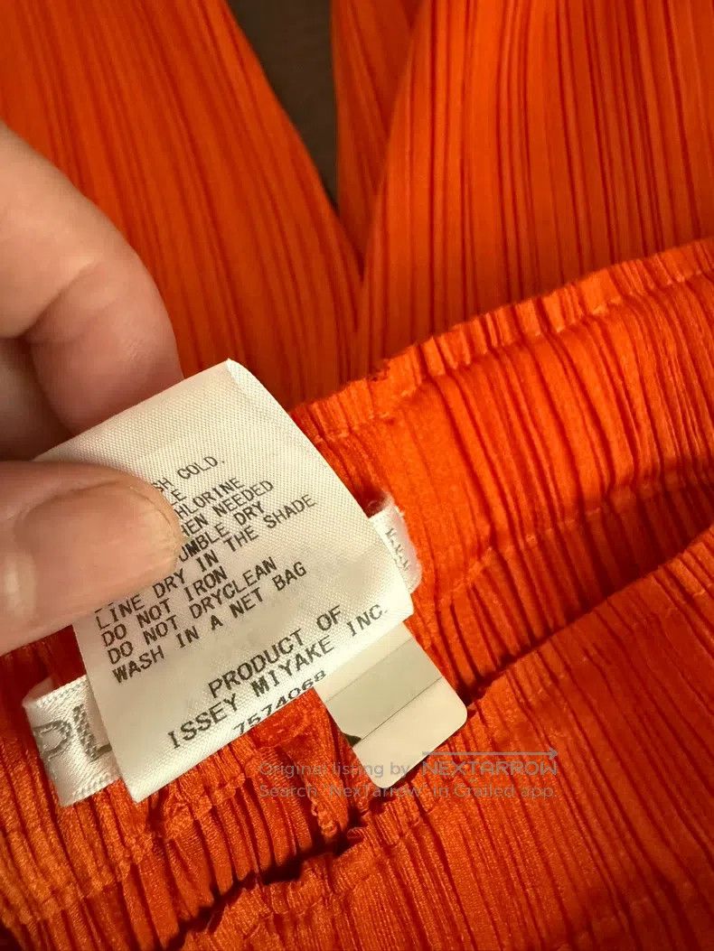 Issey Miyake Issey Miyake Red Statement Pants Size 25" / US 0 / IT 36 - 4 Thumbnail