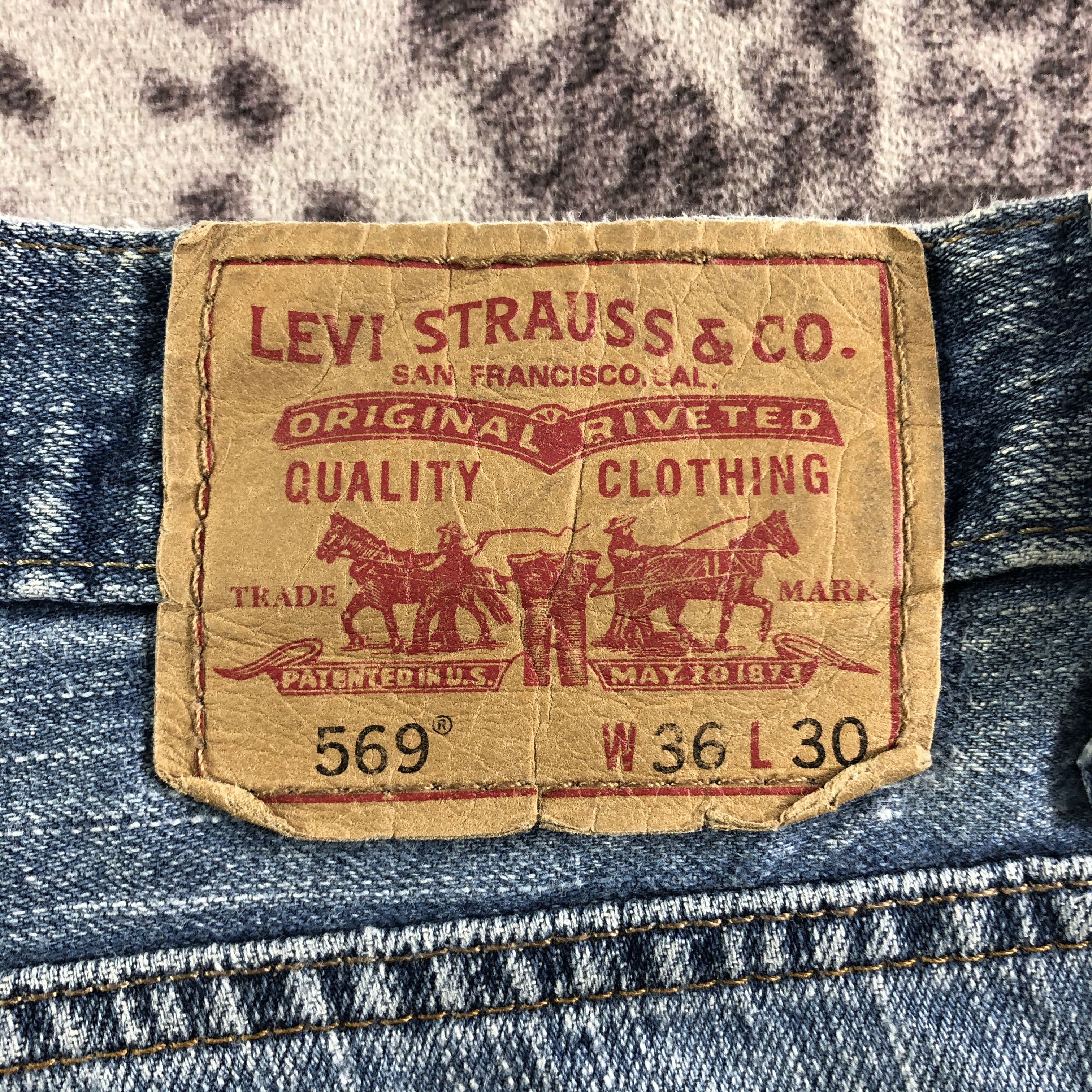 Levi's × Vintage Vintage Blue Wash Levis 569 Jeans-JM3441 Size US 40 / EU 56 - 7 Thumbnail